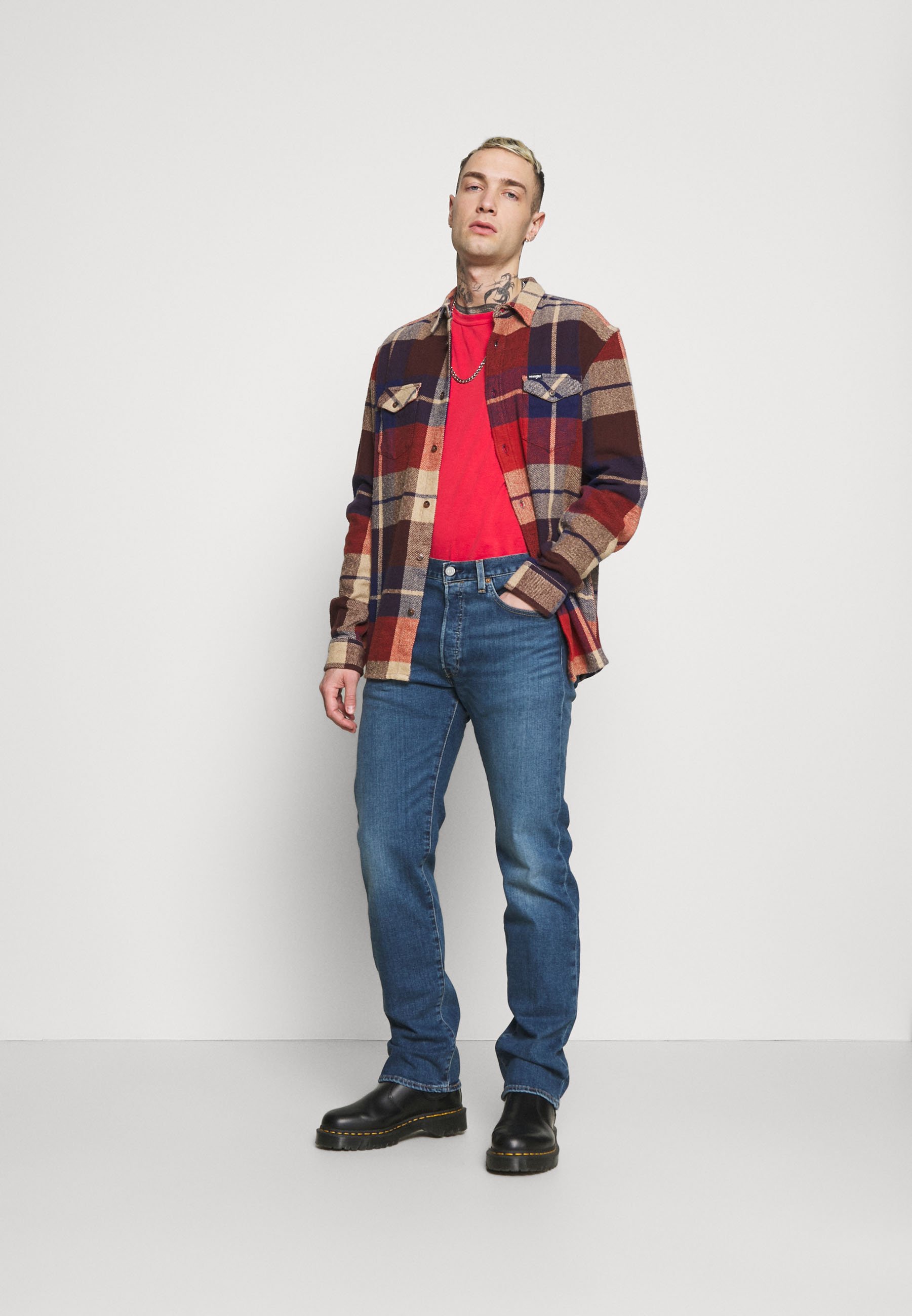 Levi's® 501® ORIGINAL - Straight leg jeans - med indigo/blue denim