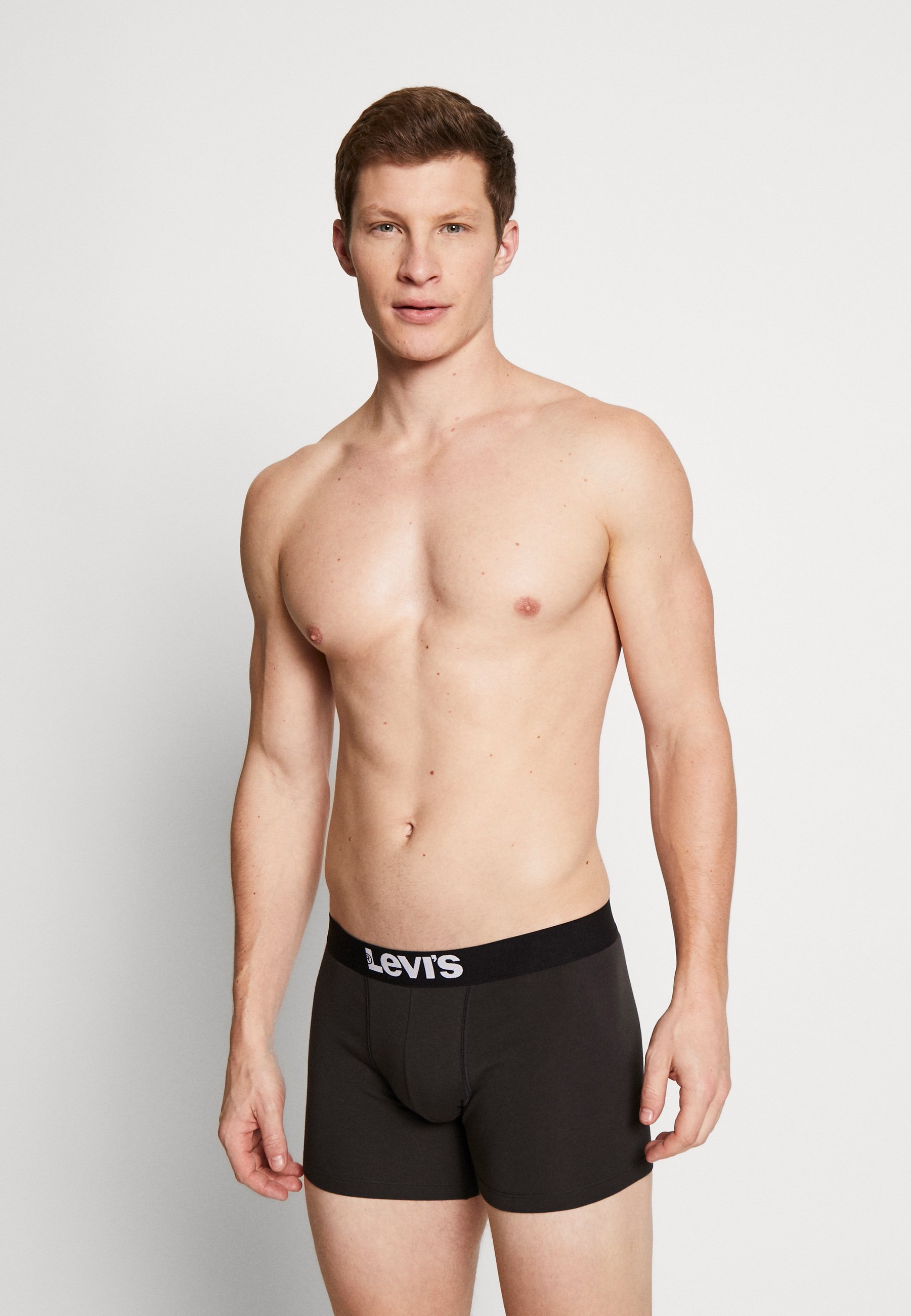 Levi's® SOLID BASIC BOXER 2 PACK - Pants - jet black/black