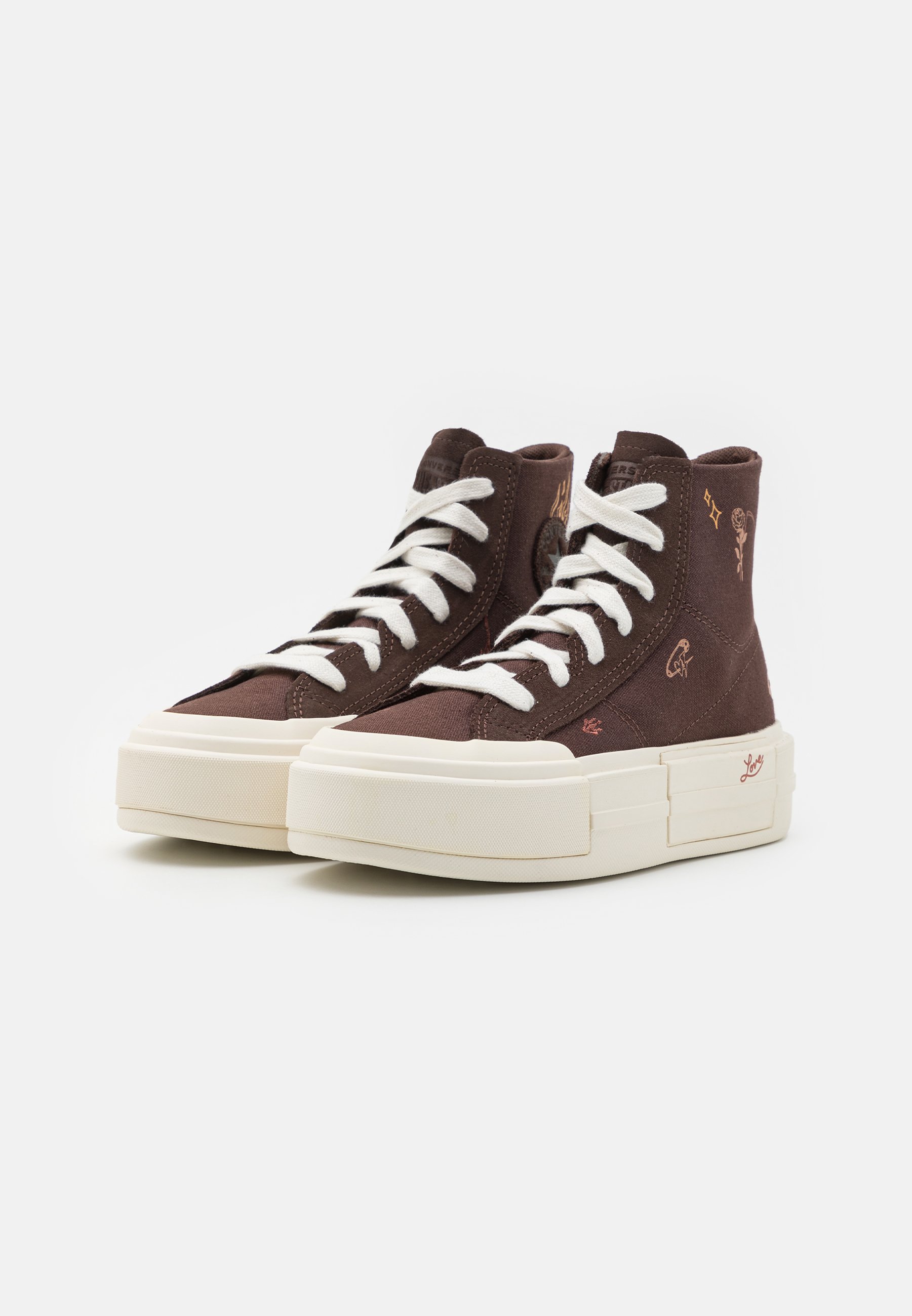 Converse CHUCK TAYLOR ALL STAR CRUISE - High-top trainers - dark root/egret/dark brown