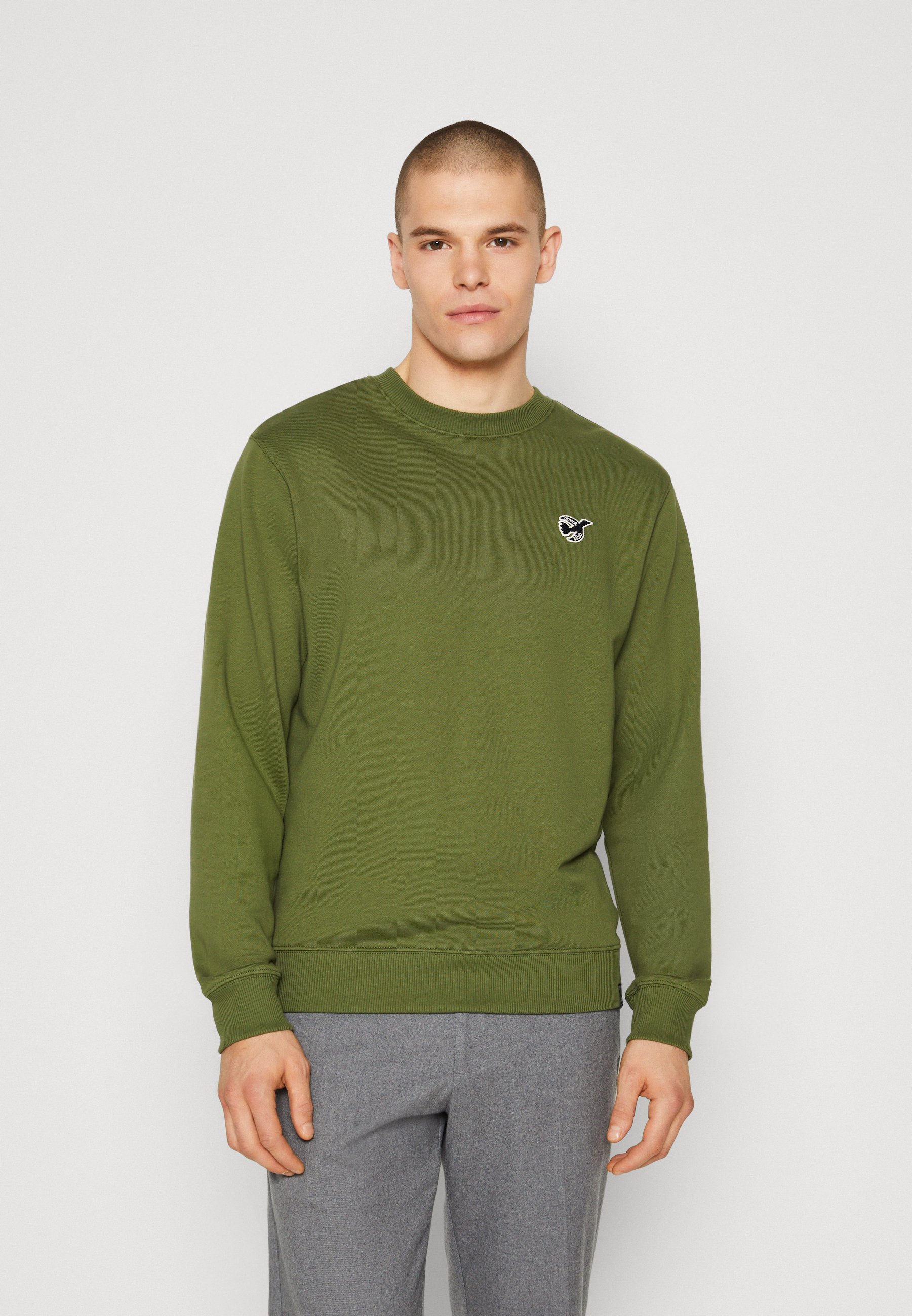 Scotch & Soda REGULAR FIT FREE SPIRIT BIRD - Sweatshirt - khaki