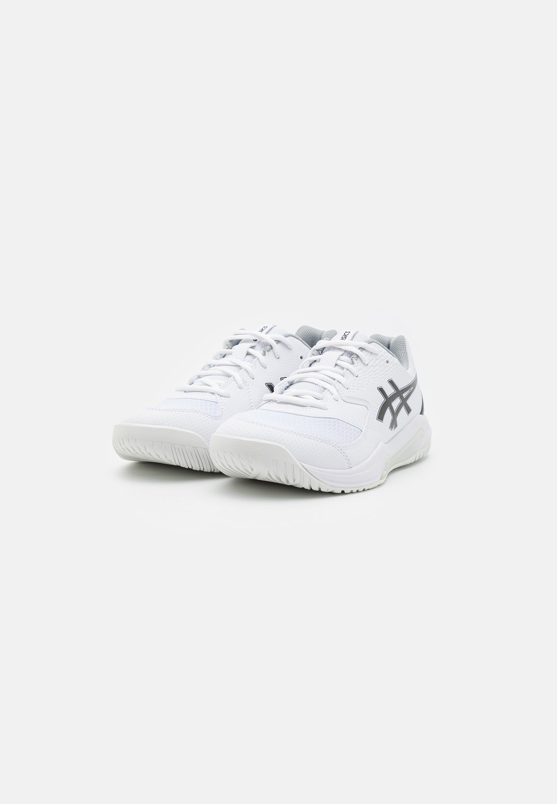 ASICS GEL-DEDICATE 8 - Multicourt tennis shoes - white/black/white