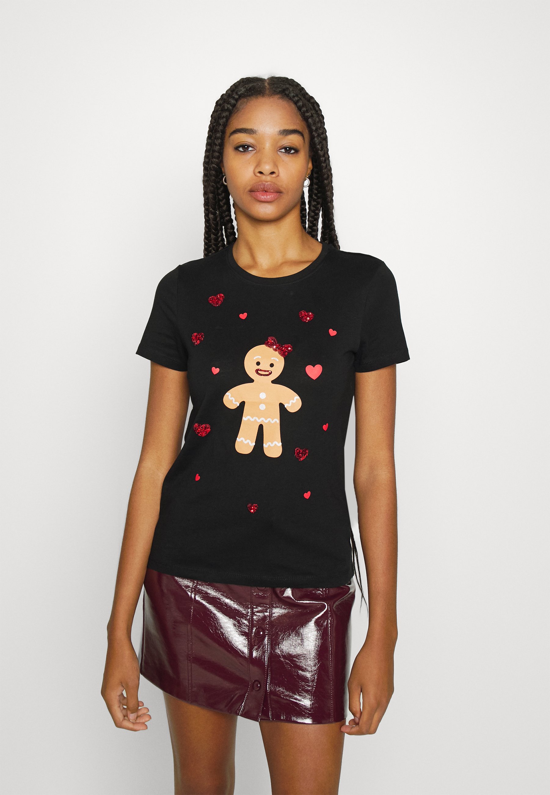 ONLY ONLXMAS YRSA CHRISTMAS  - Print T-shirt - black