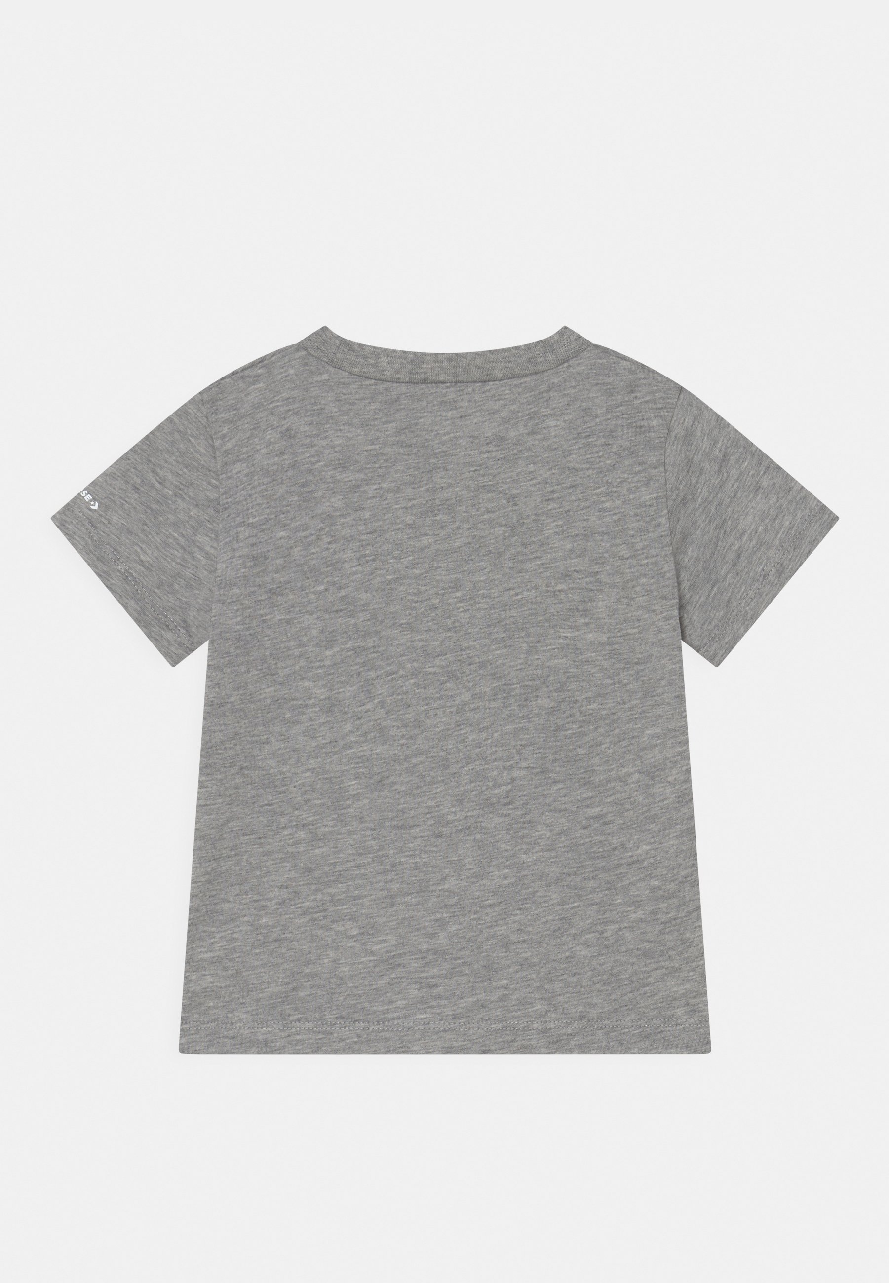 Converse DINOVERSE VERTICAL ALL STAR TEE UNISEX - Print T-shirt - grey heather/black/grey