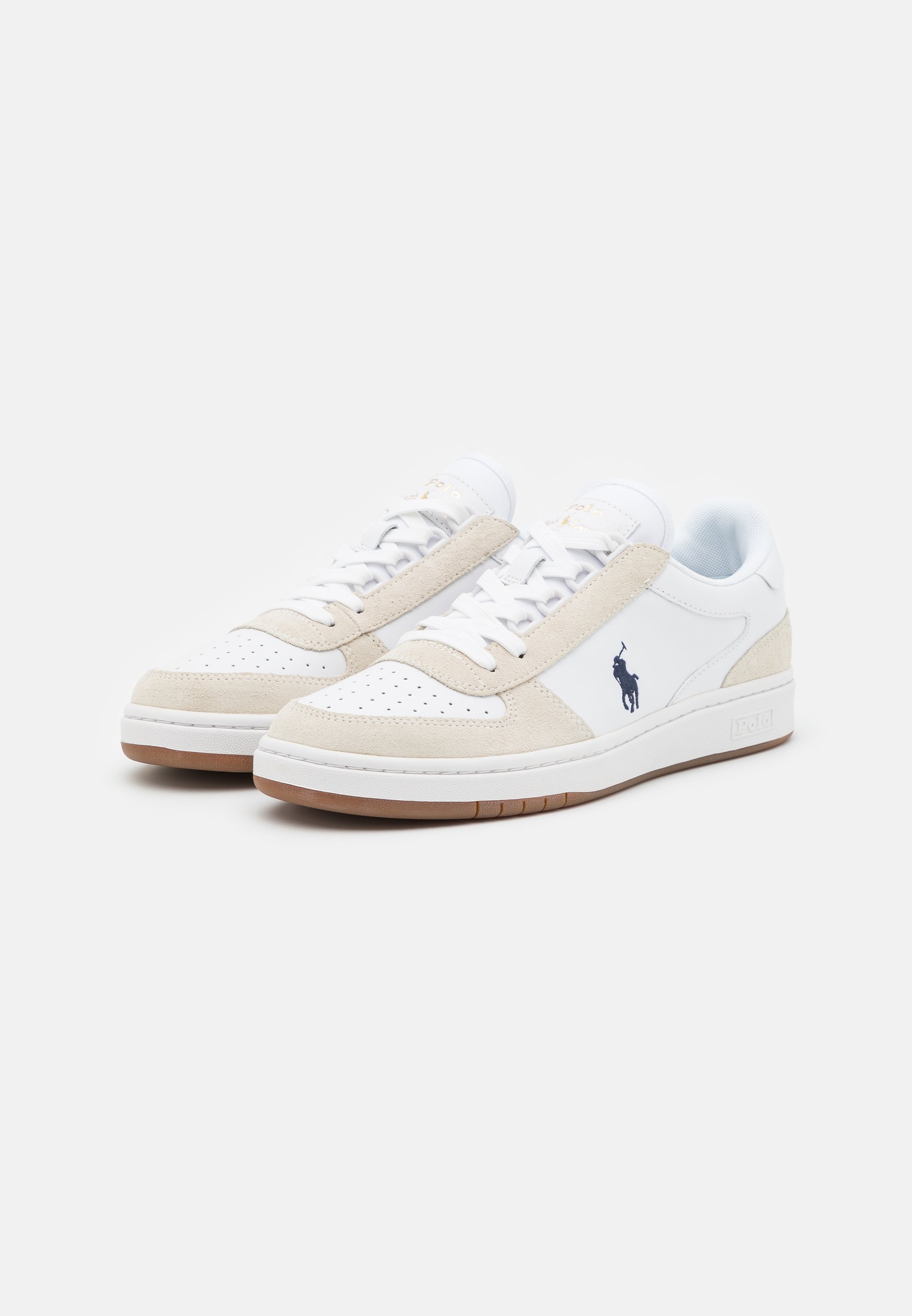 Polo Ralph Lauren POLO CRT PP-ATHLETIC - Trainers - white/newport navy/white