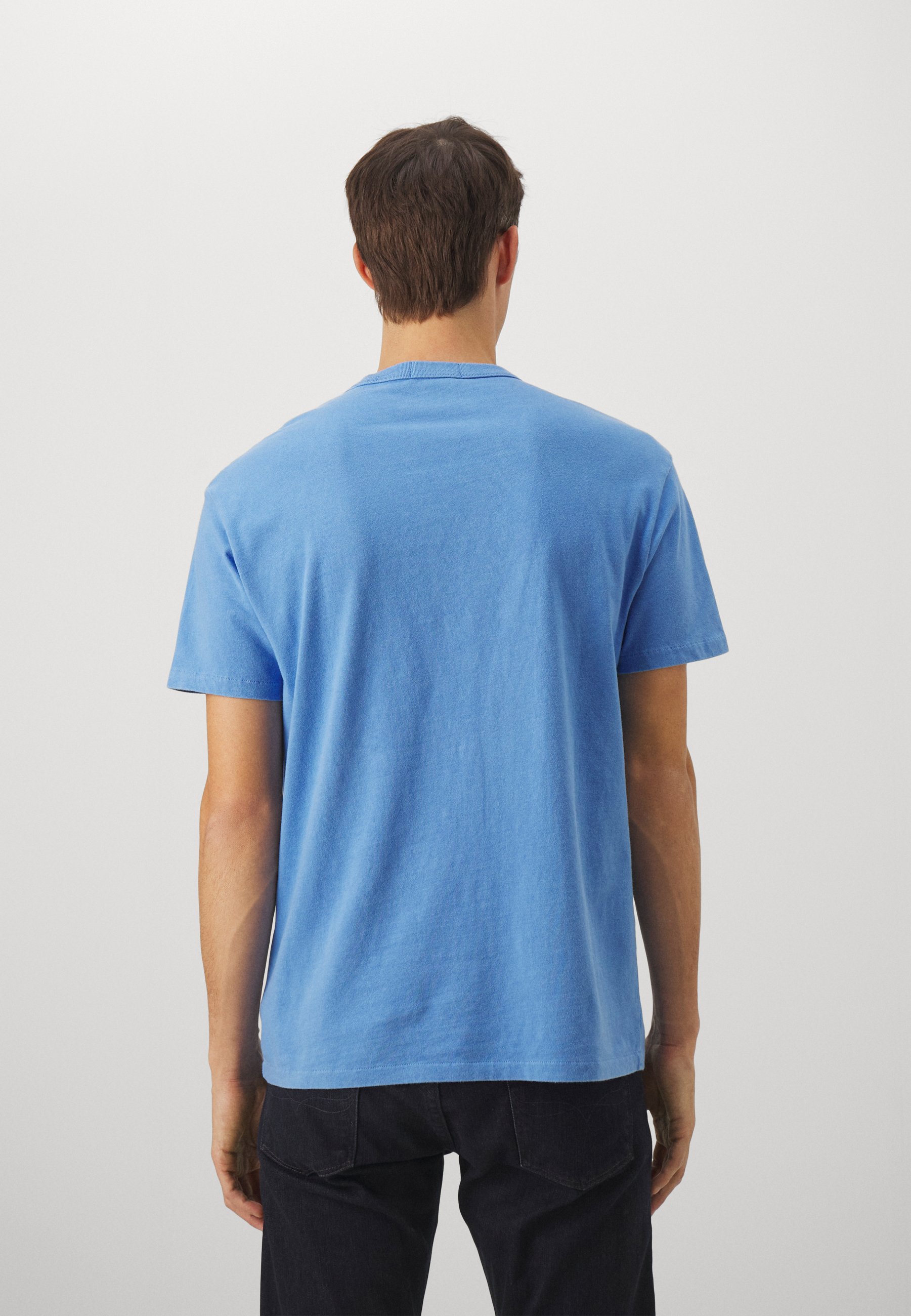 Polo Ralph Lauren SHORT SLEEVE - Basic T-shirt - summer blue/blue