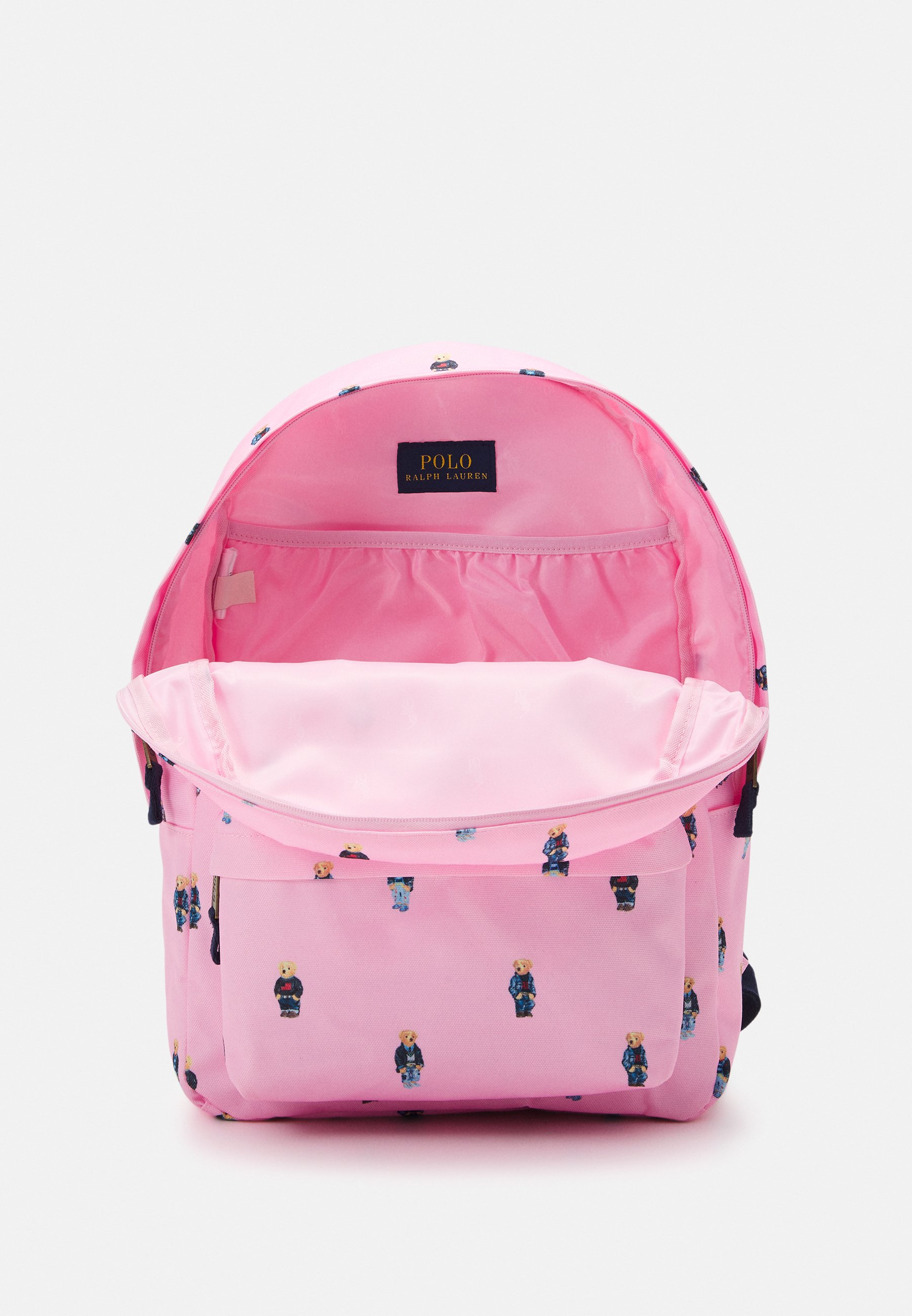 Polo Ralph Lauren BEAR BACKPACK UNSEX - Rucksack - carmel pink/pink