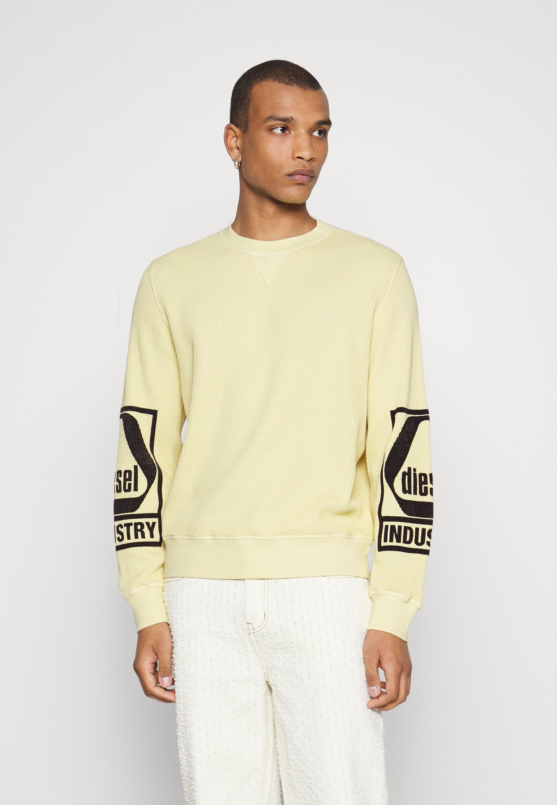 Diesel S GINAFFLE UNISEX - Sweatshirt - yellow