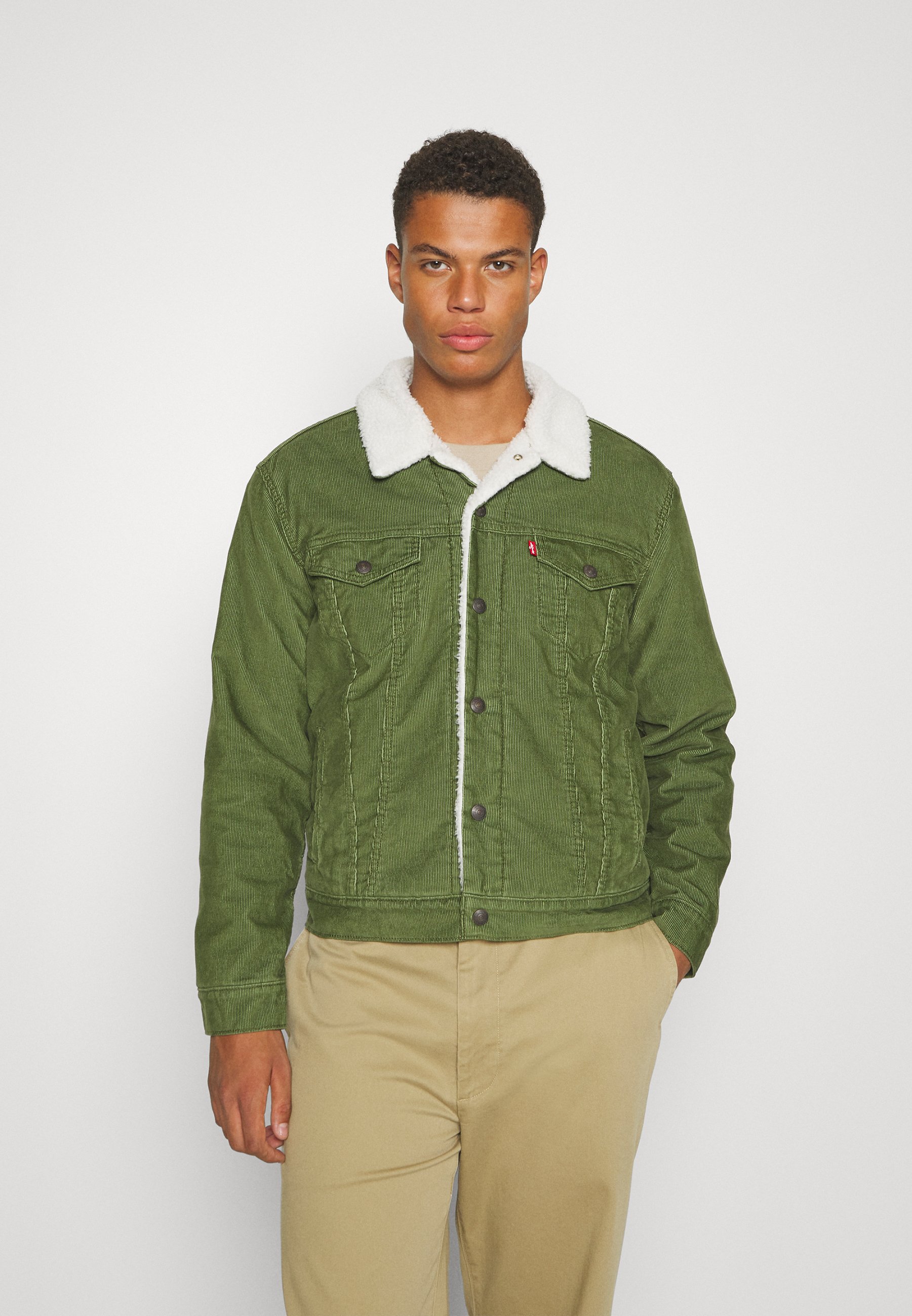 Levi's® TRUCKER - Light jacket - sea moss/green