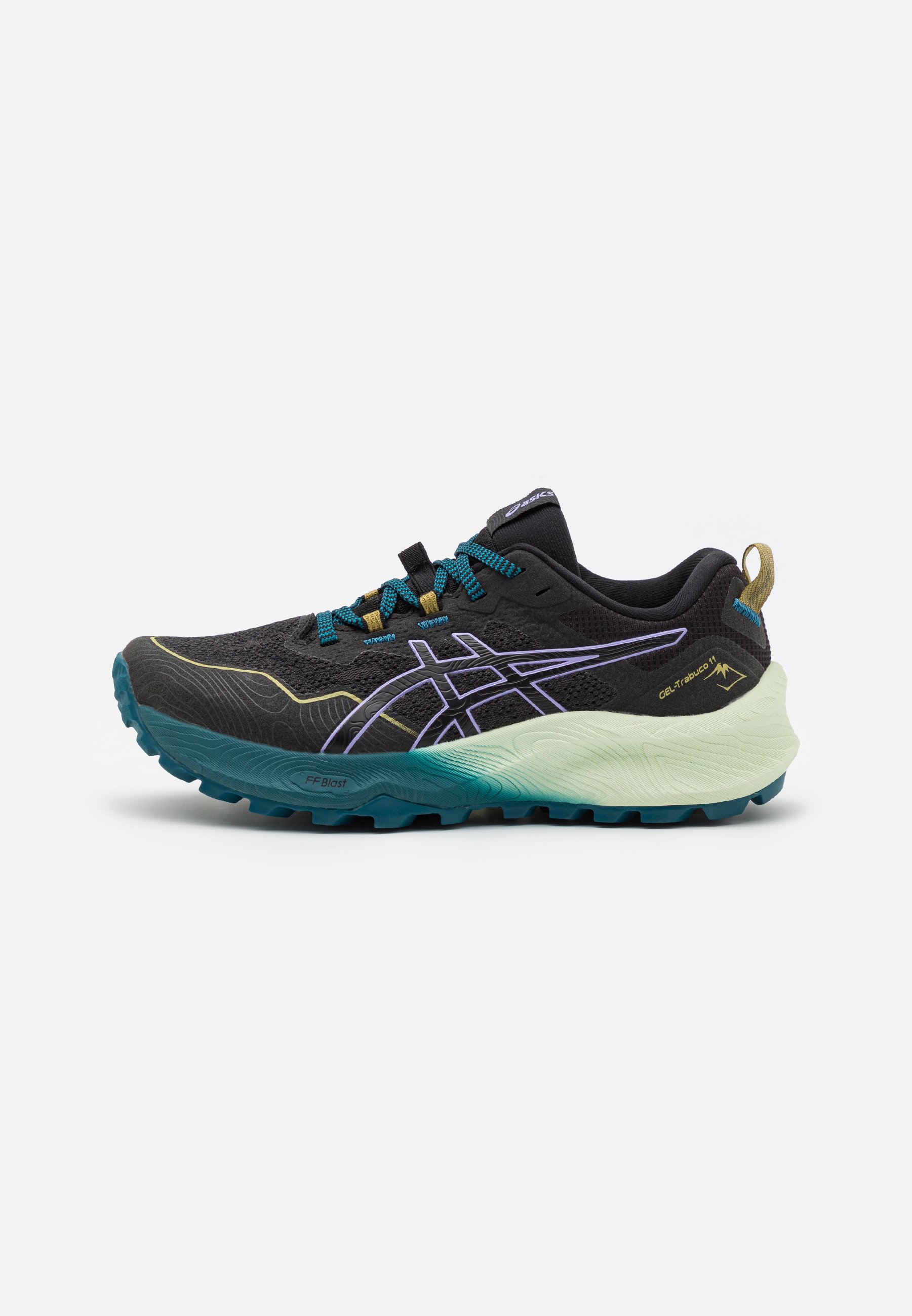 ASICS GEL TRABUCO 11 - Trail running shoes - black/digital violet/black
