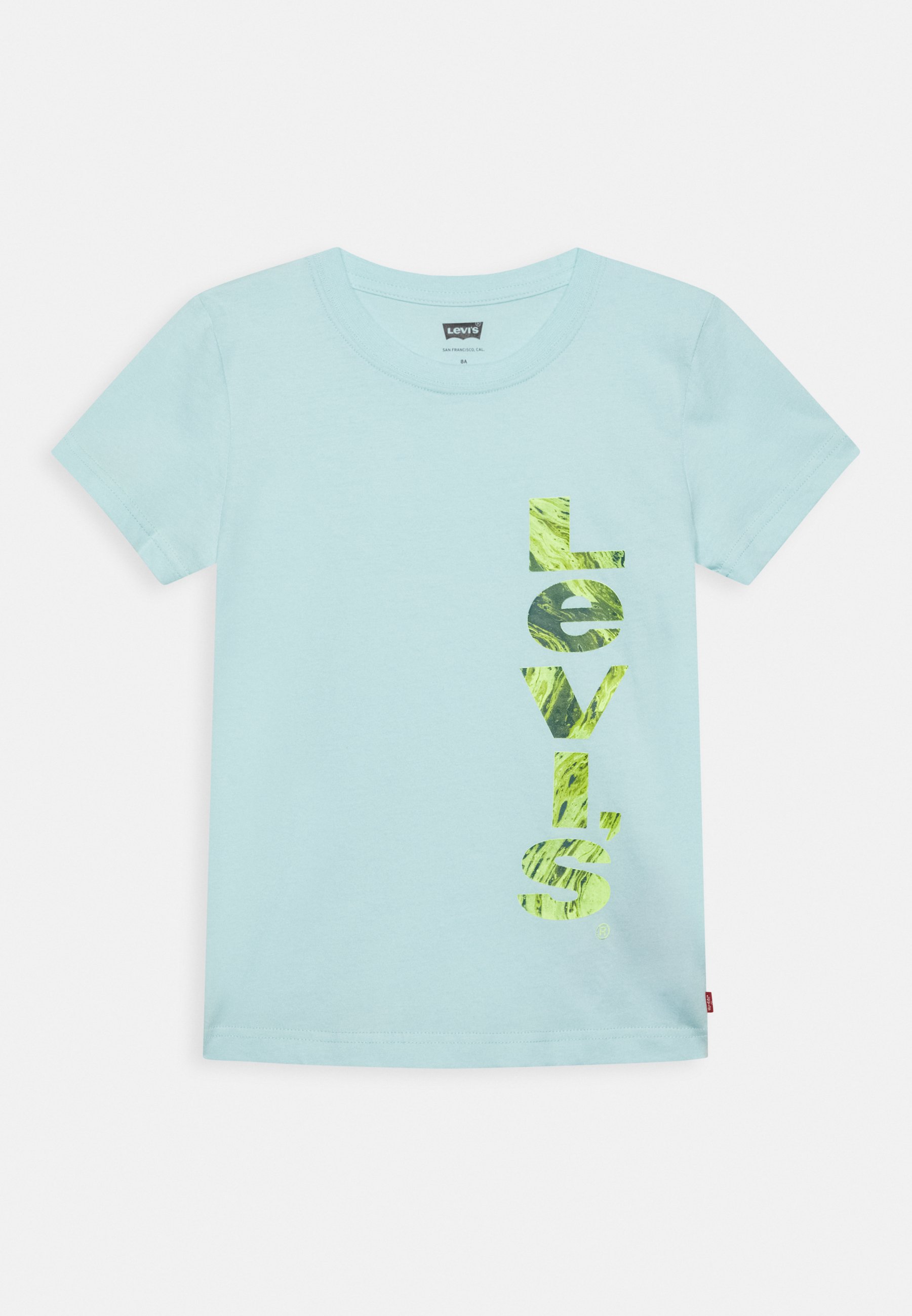 Levi's® MARBLE LOGO TEE UNISEX - Print T-shirt - clearwater/turquoise