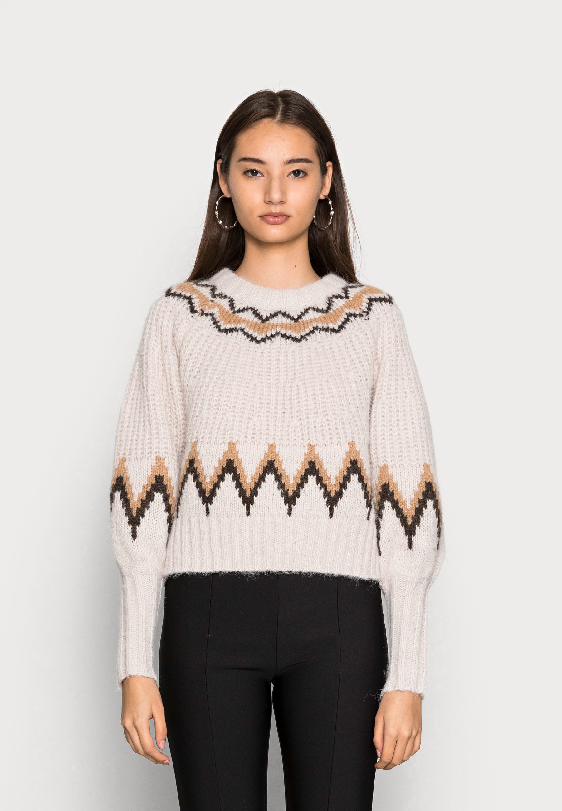 ONLY ONLSMILA LIFE  - Jumper - pumice stone earth colours/beige