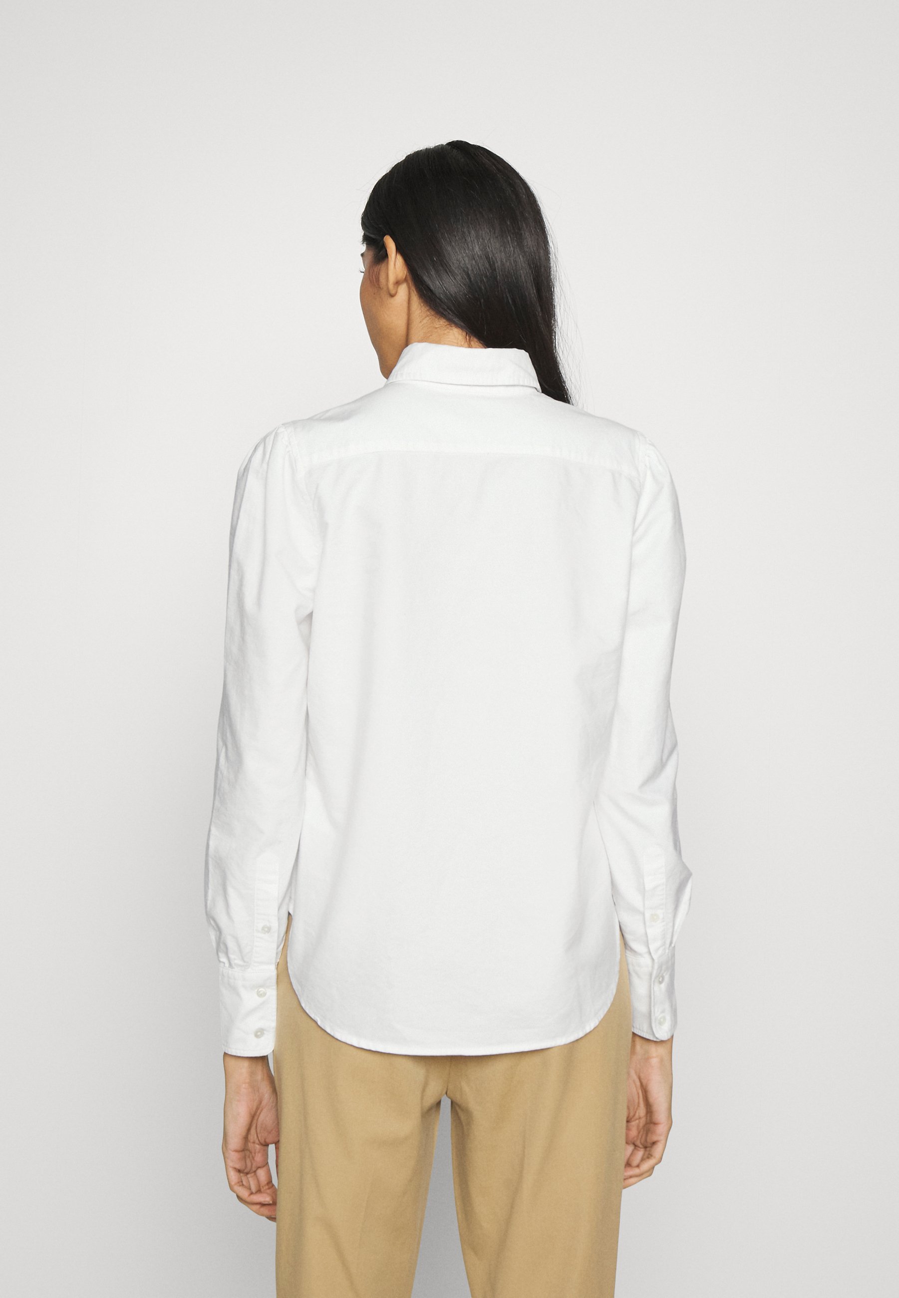 Polo Ralph Lauren BRIA LONG SLEEVE BUTTON FRONT SHIRT - Blouse - white