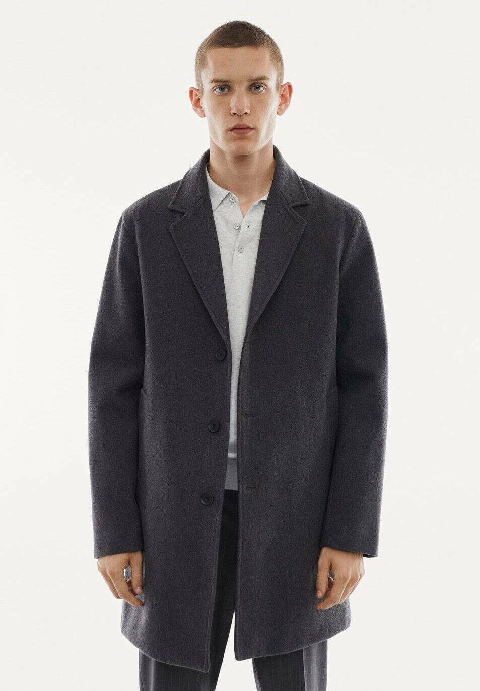Mango Classic coat - grey