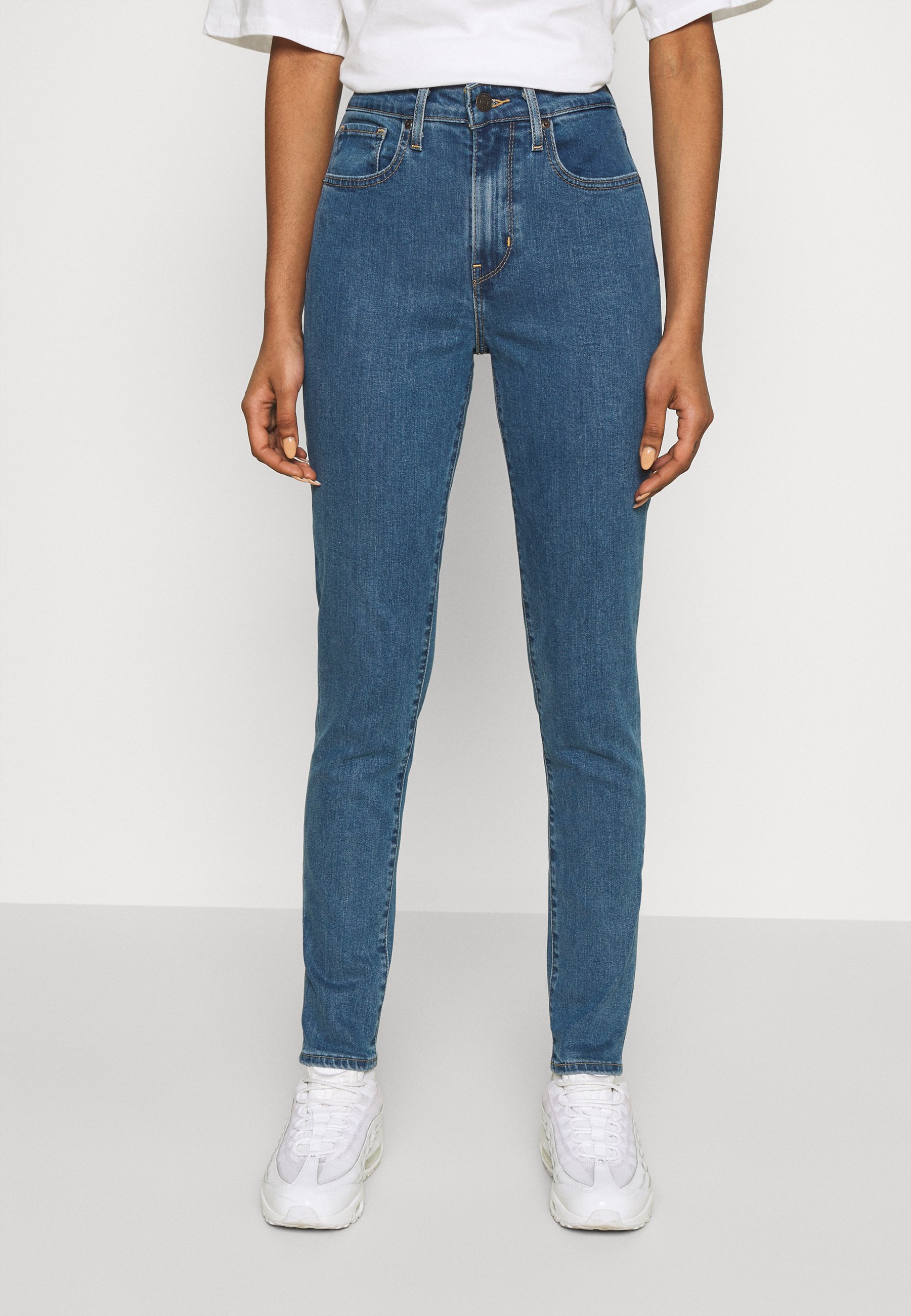 Levi's® 721™ HIGH RISE SKINNY - Jeans Skinny Fit - bogota heart/dark-blue denim