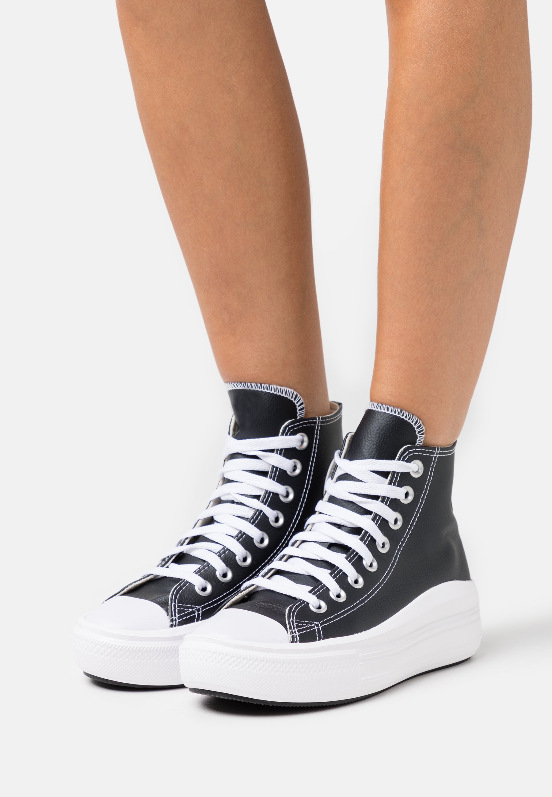 Converse CHUCK TAYLOR ALL STAR MOVE - High-top trainers - black/white/black