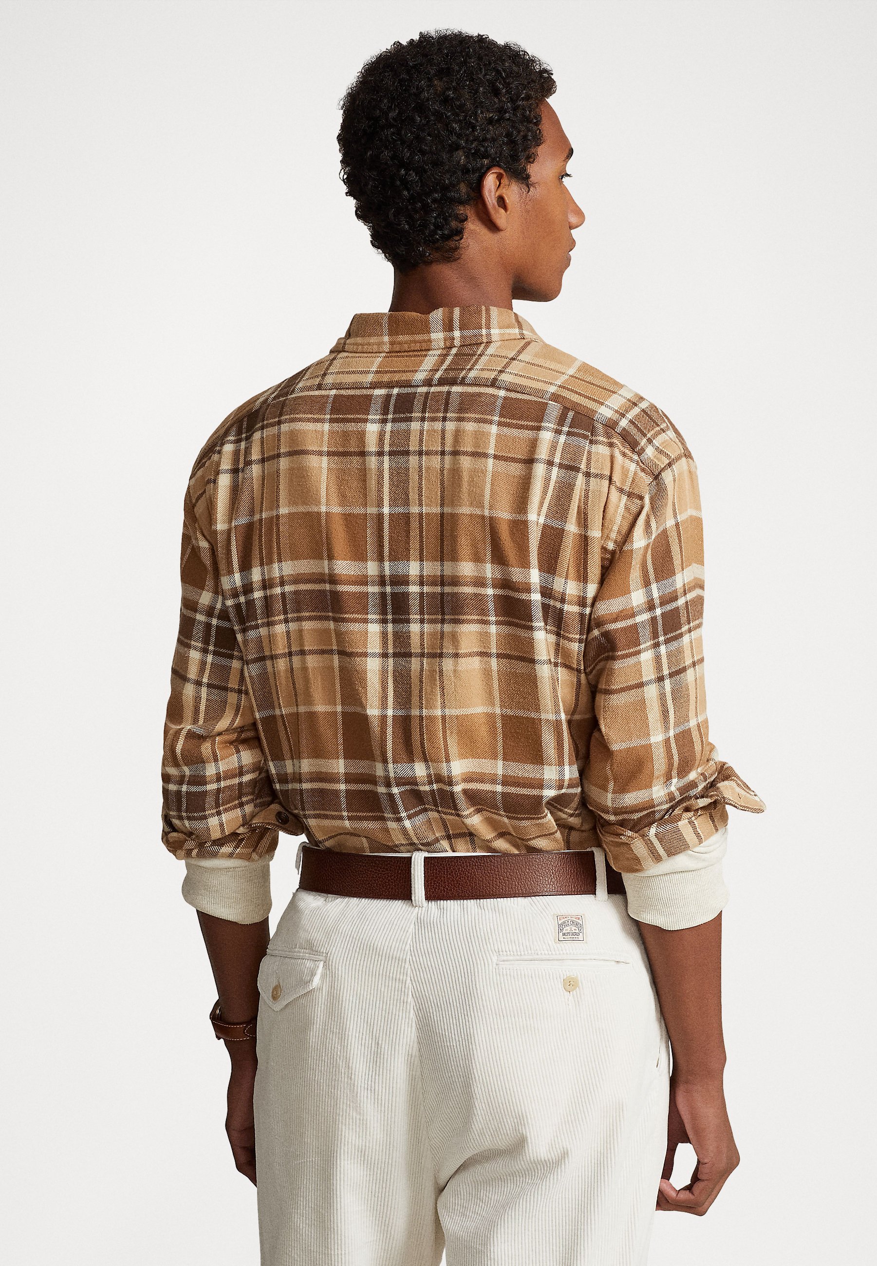 Polo Ralph Lauren LONG SLEEVE SPORT - Shirt - khaki/brown/light brown