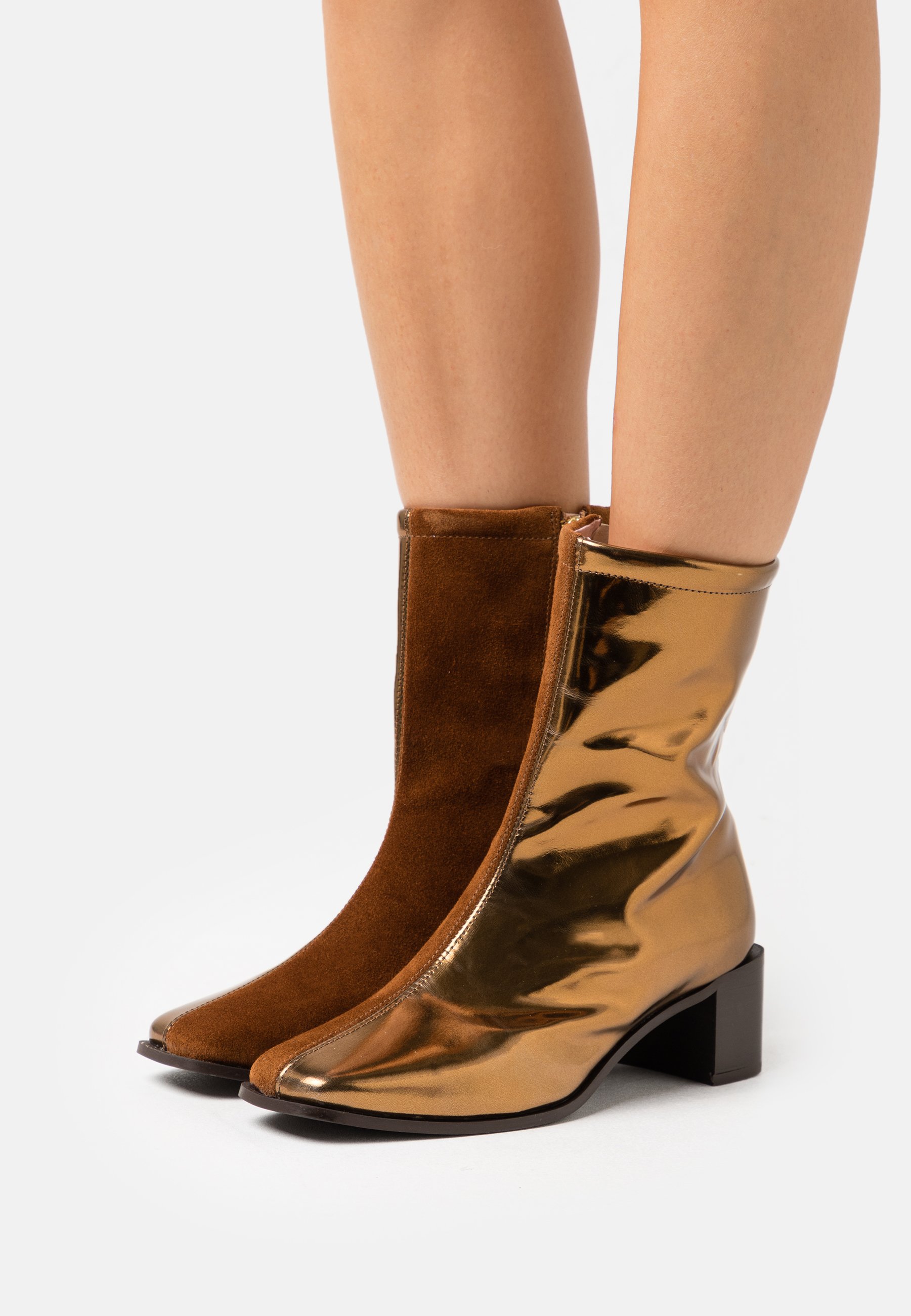 Scotch & Soda FLORA - Classic ankle boots - bronze/cognac