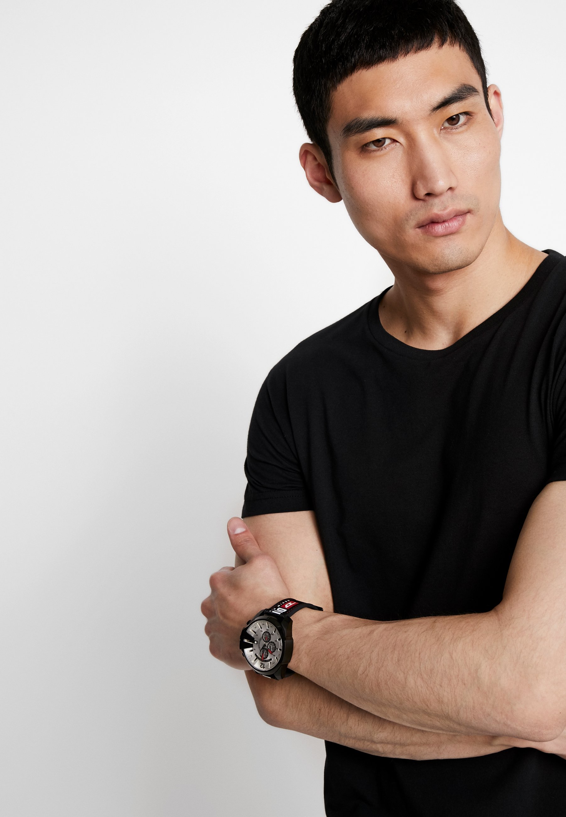 Diesel MEGA CHIEF - Watch - schwarz/black
