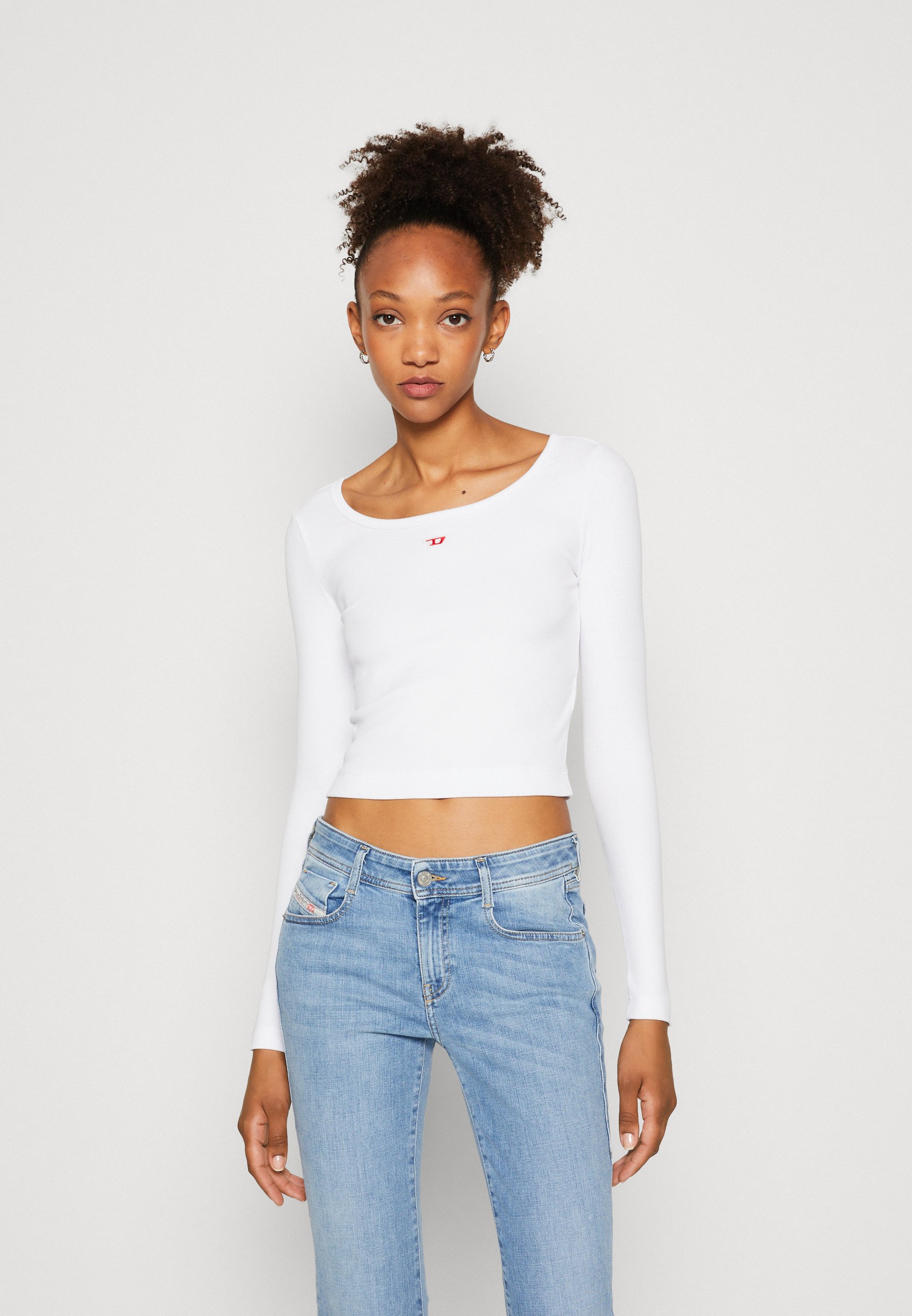 Diesel T-BALLET-D - Long sleeved top - white