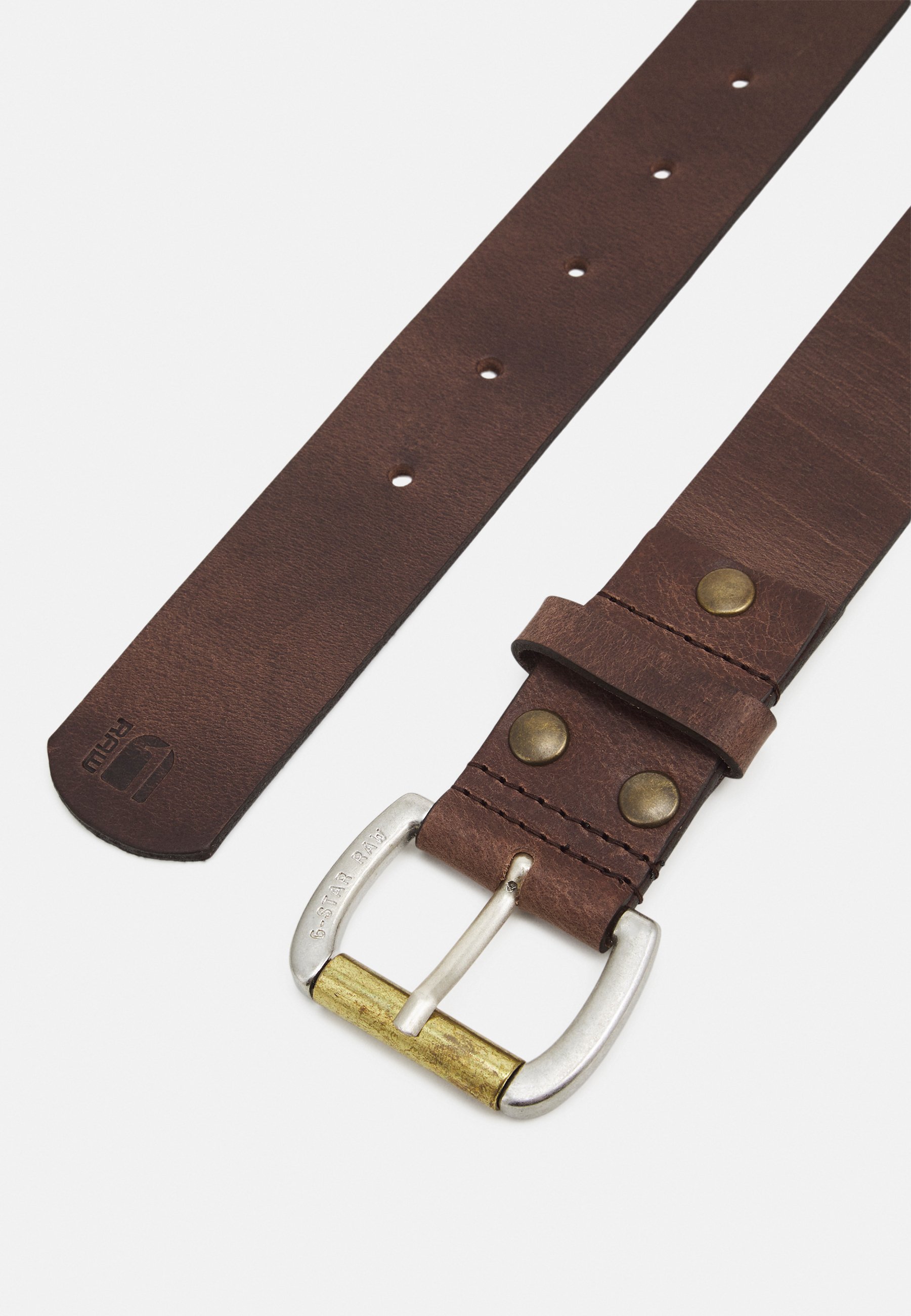 G-Star DAST BELT UNISEX - Belt - dark brown/oxide stone/brown