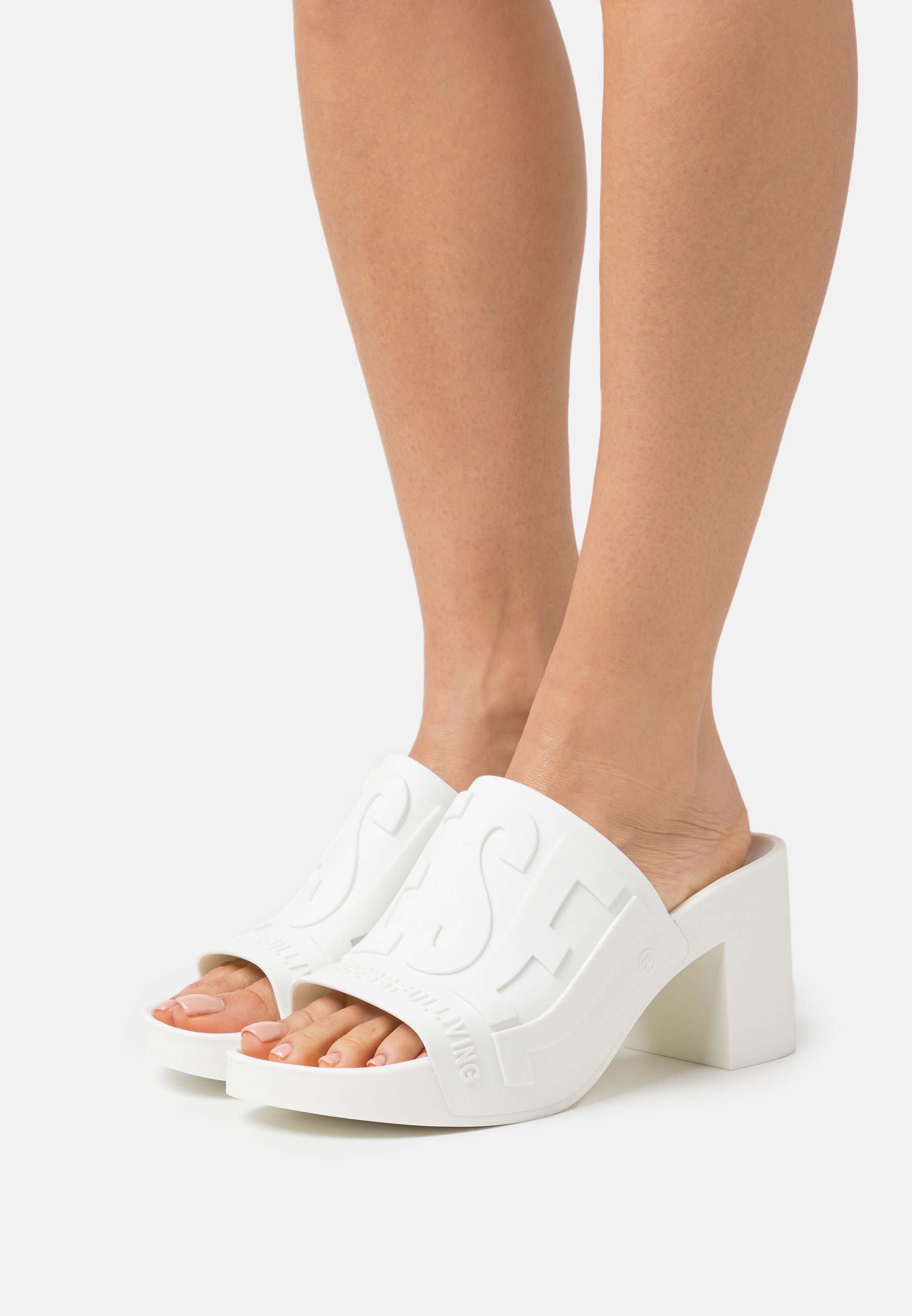 Diesel SA-PAMELA H - Heeled mules - white