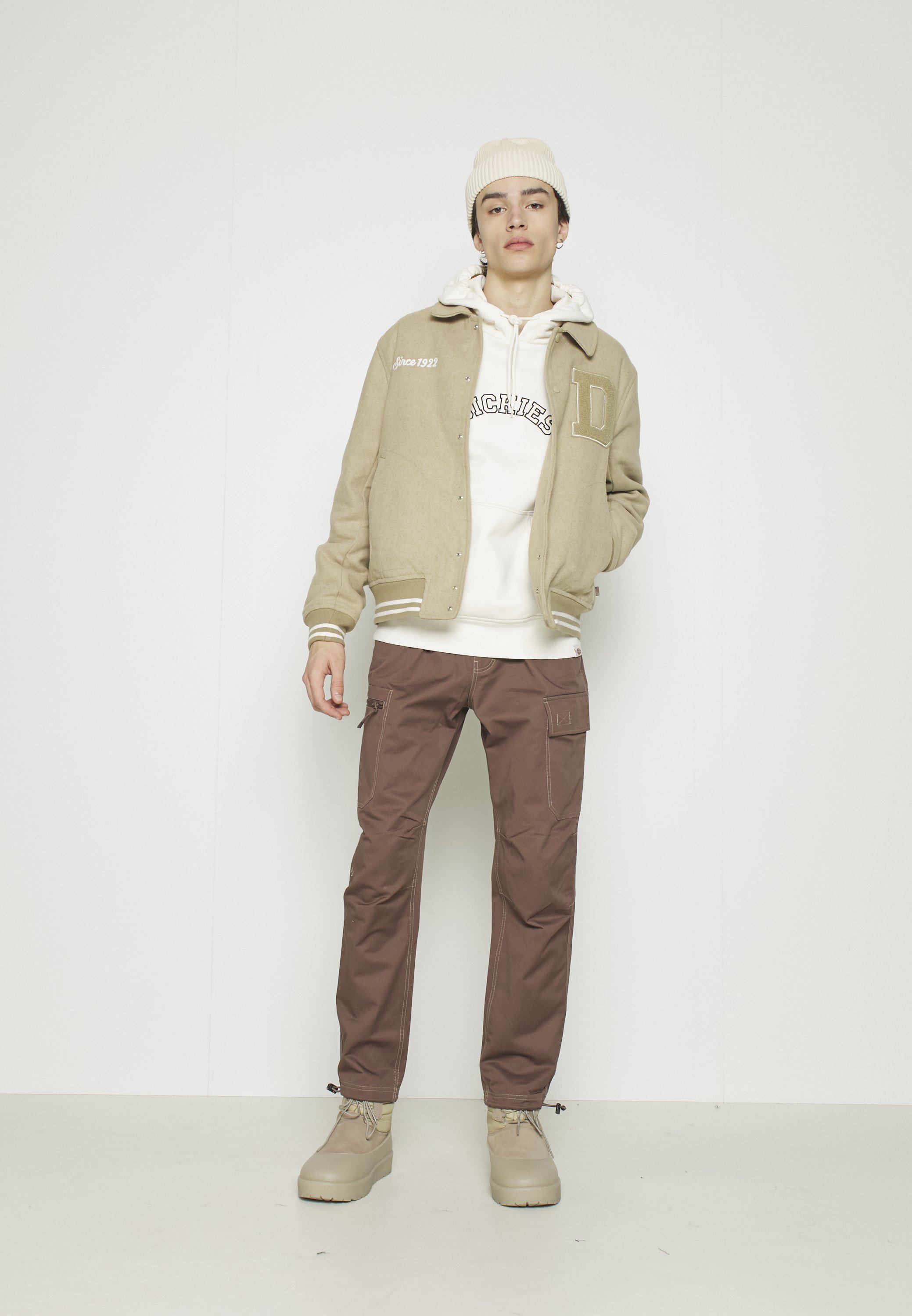 Converse STAR CHEVRON PANT - Cargo trousers - squirrel friend/brown