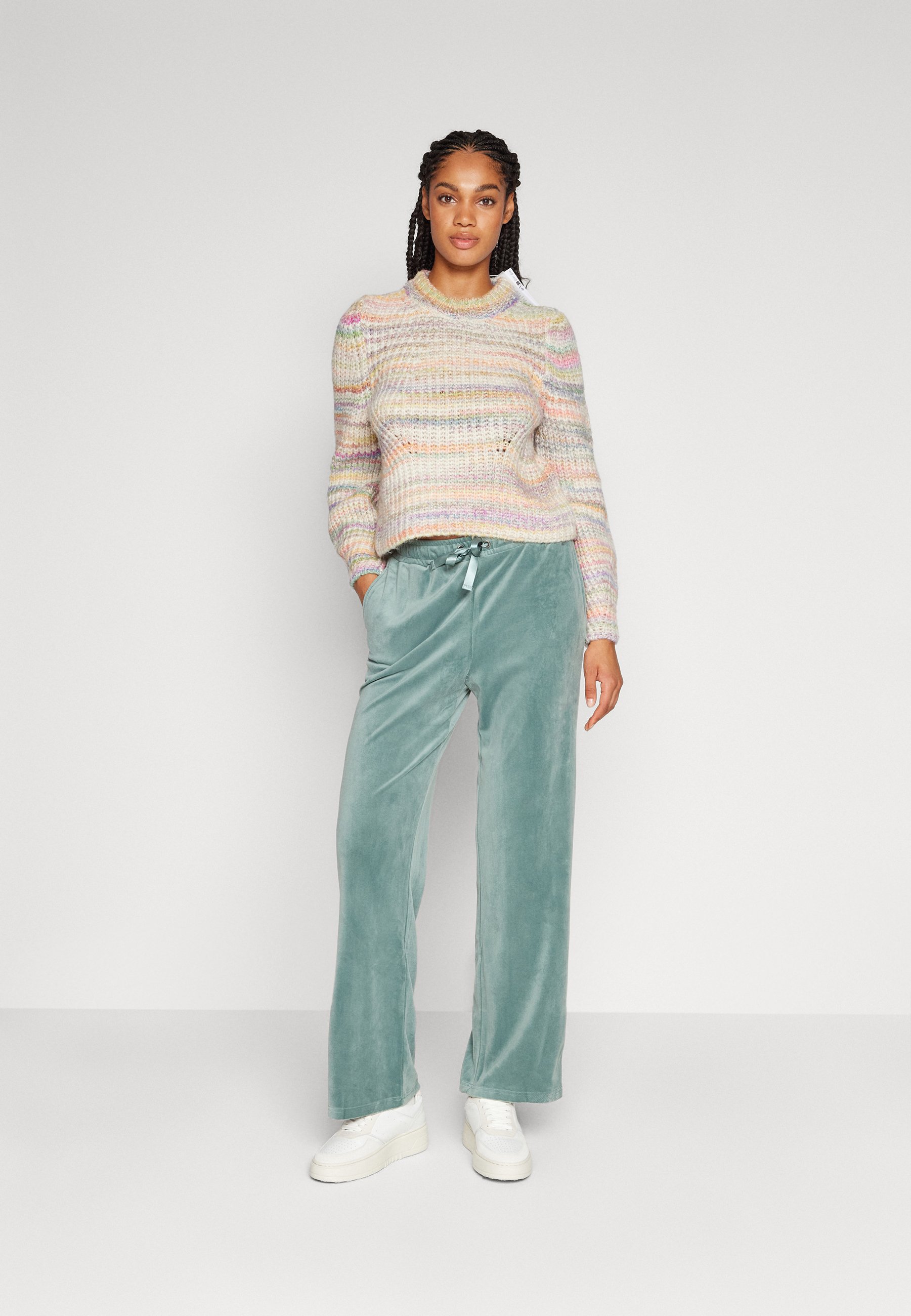 Vero Moda VMATHENA PANT - Tracksuit bottoms - north atlantic/blue-grey