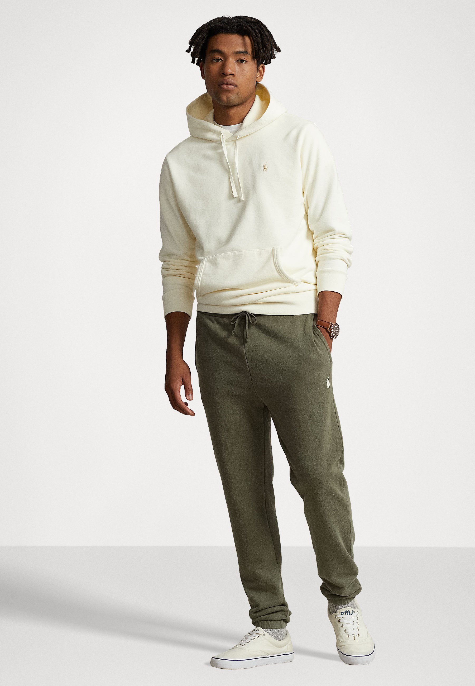 Polo Ralph Lauren ATHLETIC - Tracksuit bottoms - defender green/green