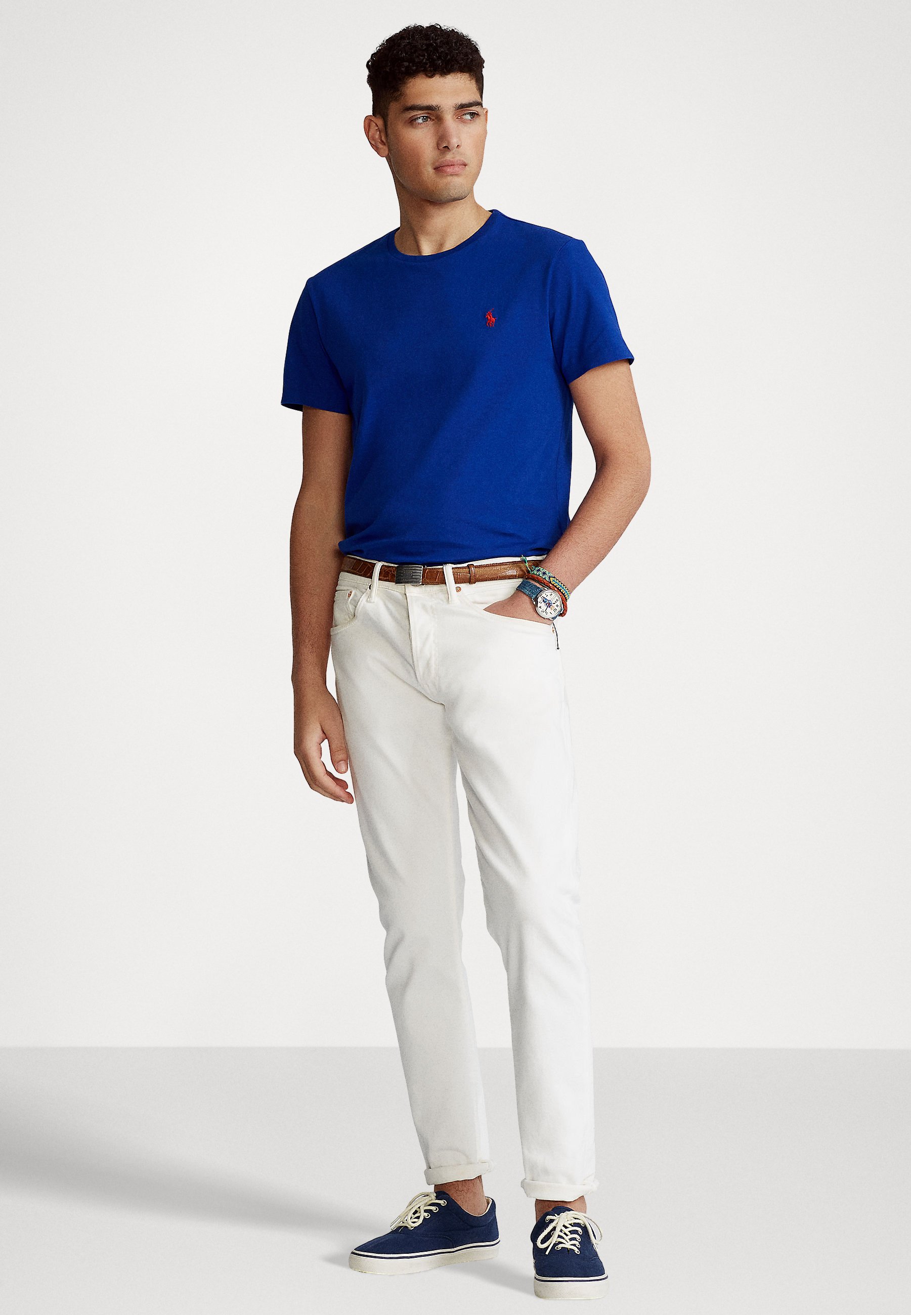 Polo Ralph Lauren SHORT SLEEVE - Basic T-shirt - heritage royal/royal blue