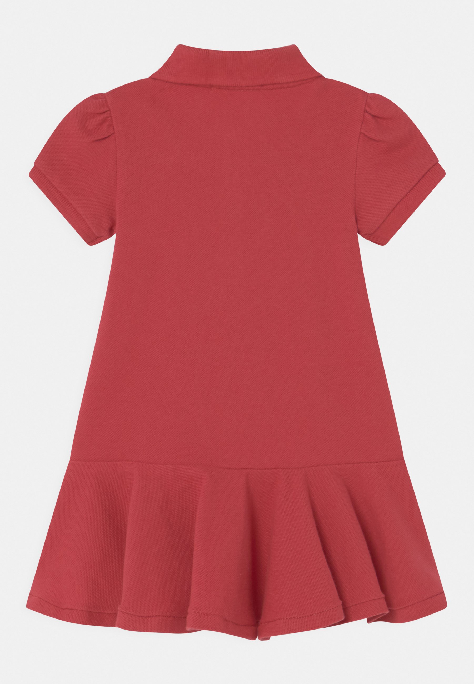 Polo Ralph Lauren BABY POLO DRESS - Day dress - chili pepper/hunter navy/red