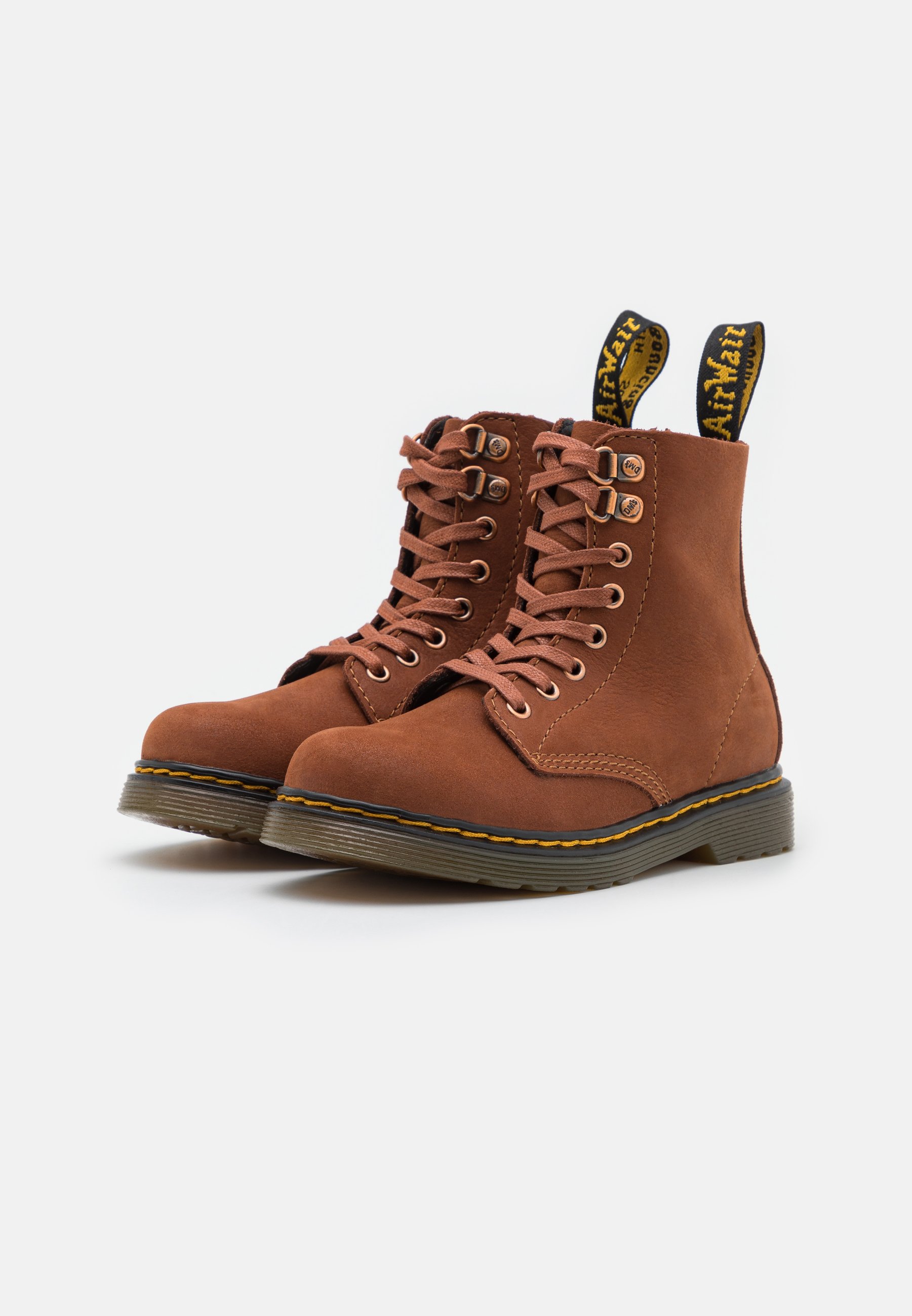 Dr. Martens 1460 PASCAL UNISEX - Lace-up ankle boots - dark tan/brown/brown