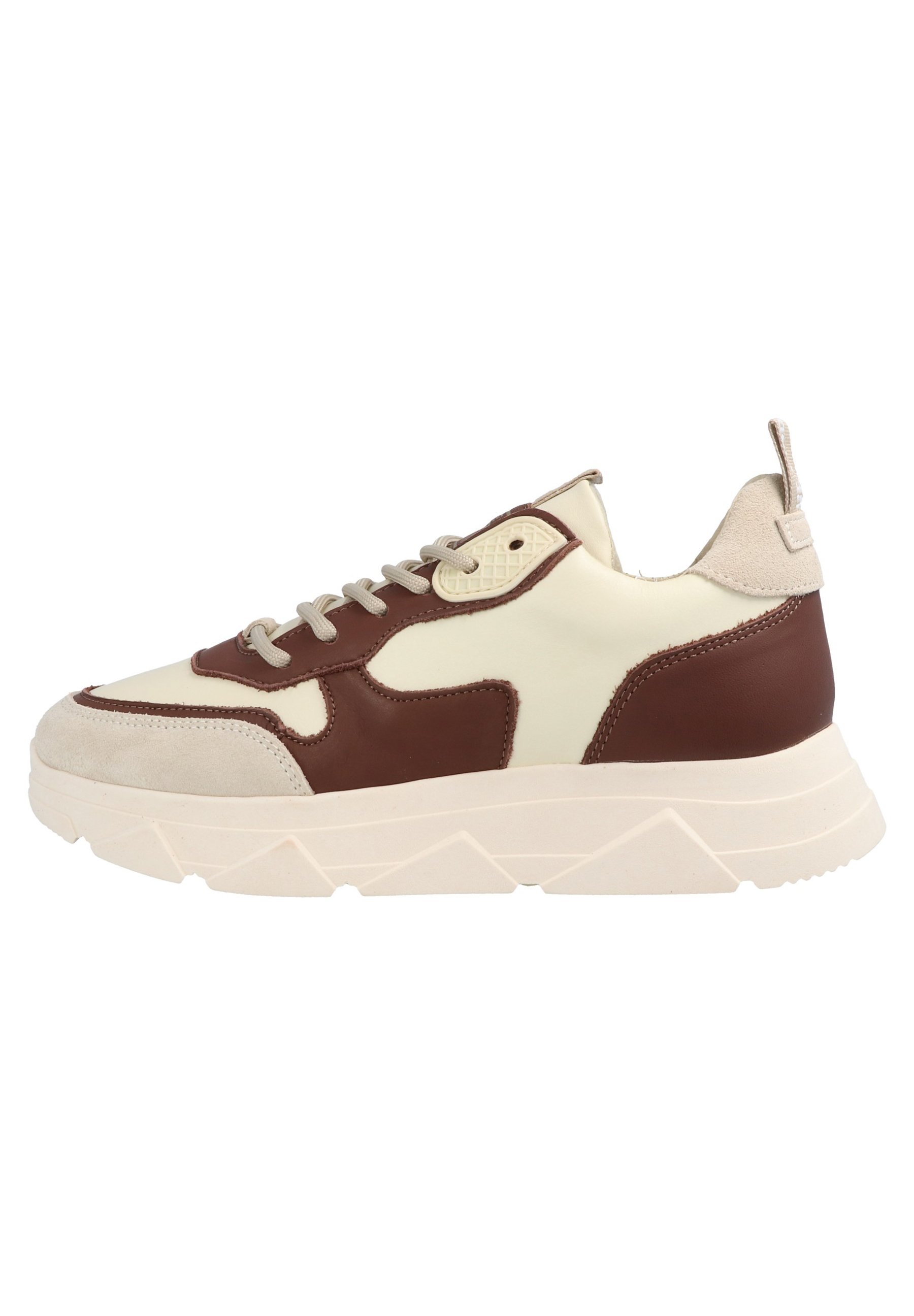 Steve Madden PITTY - Trainers - beige/dark brown/beige