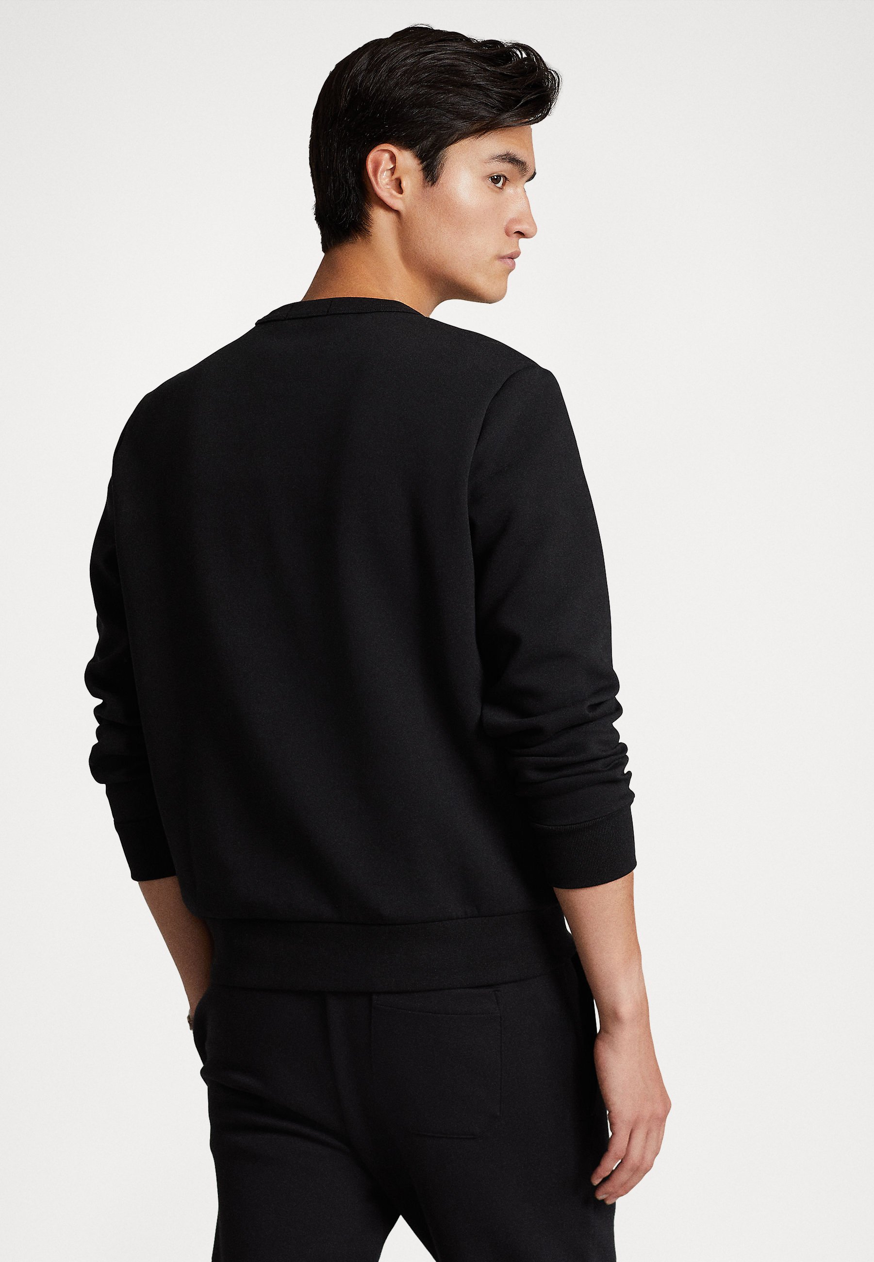 Polo Ralph Lauren DOUBLE-KNIT PULLOVER - Sweatshirt - black