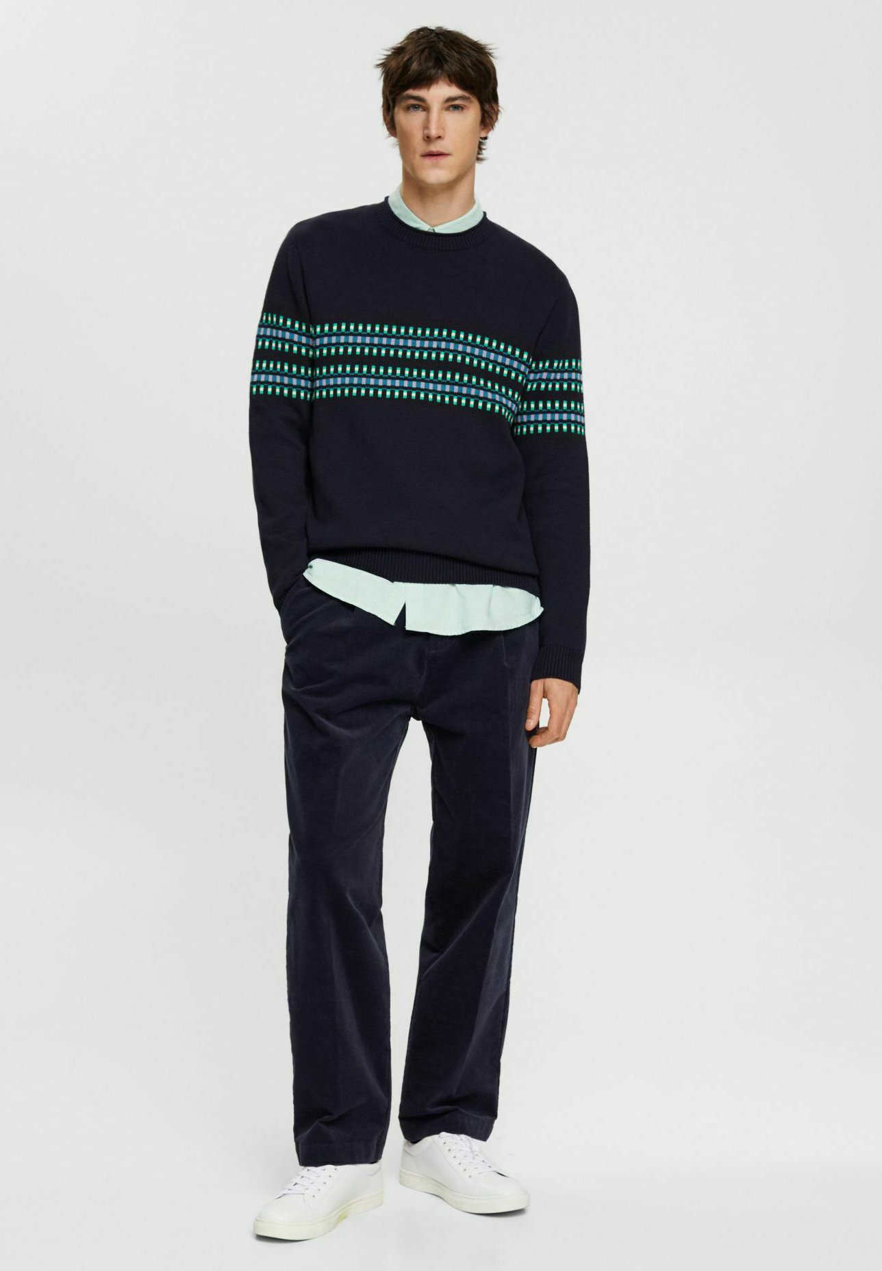 Esprit Jumper - navy/mottled dark blue