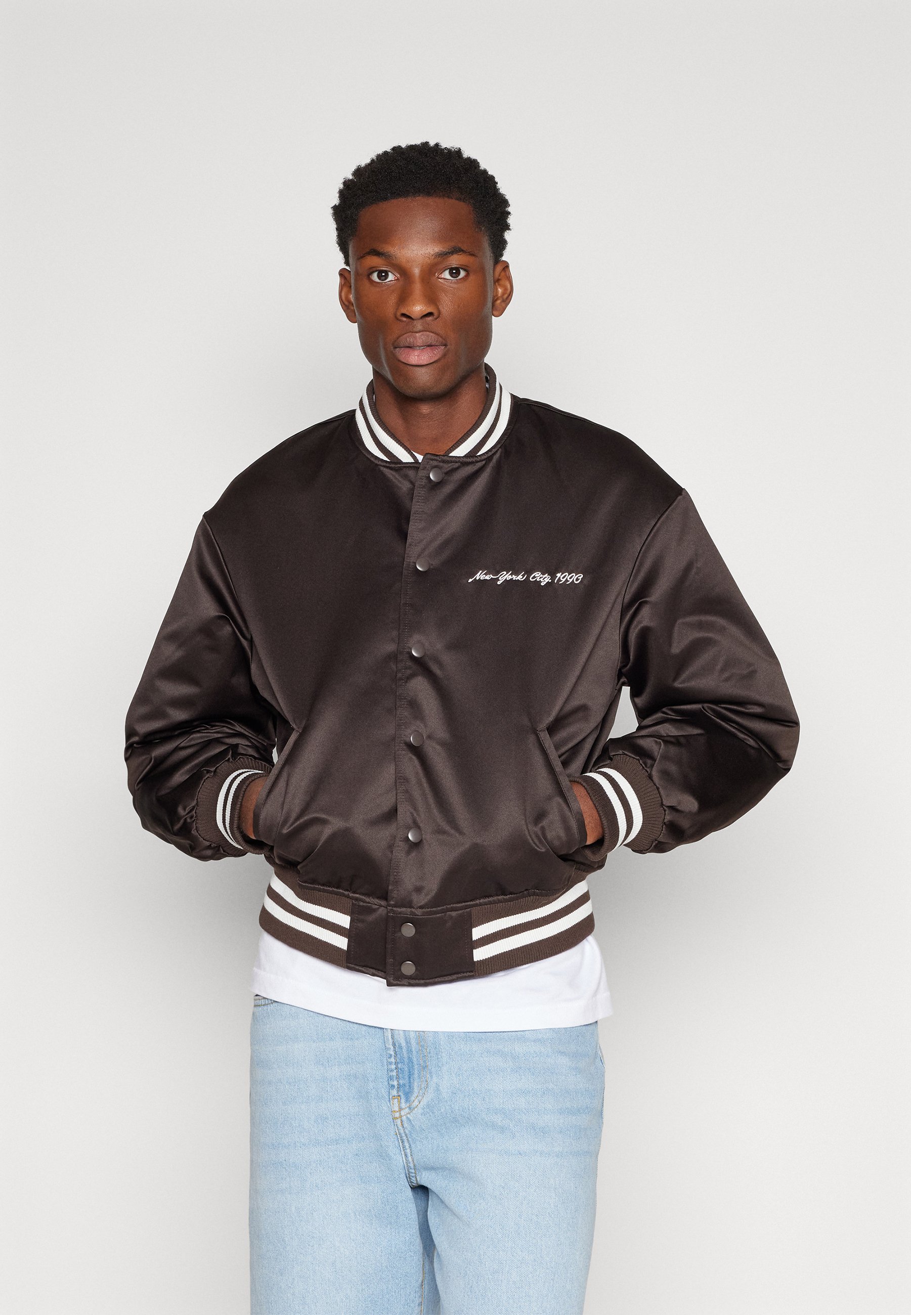 Jack &Jones JORBAXTER JACKET - Bomber Jacket - chocolate torte/dark brown
