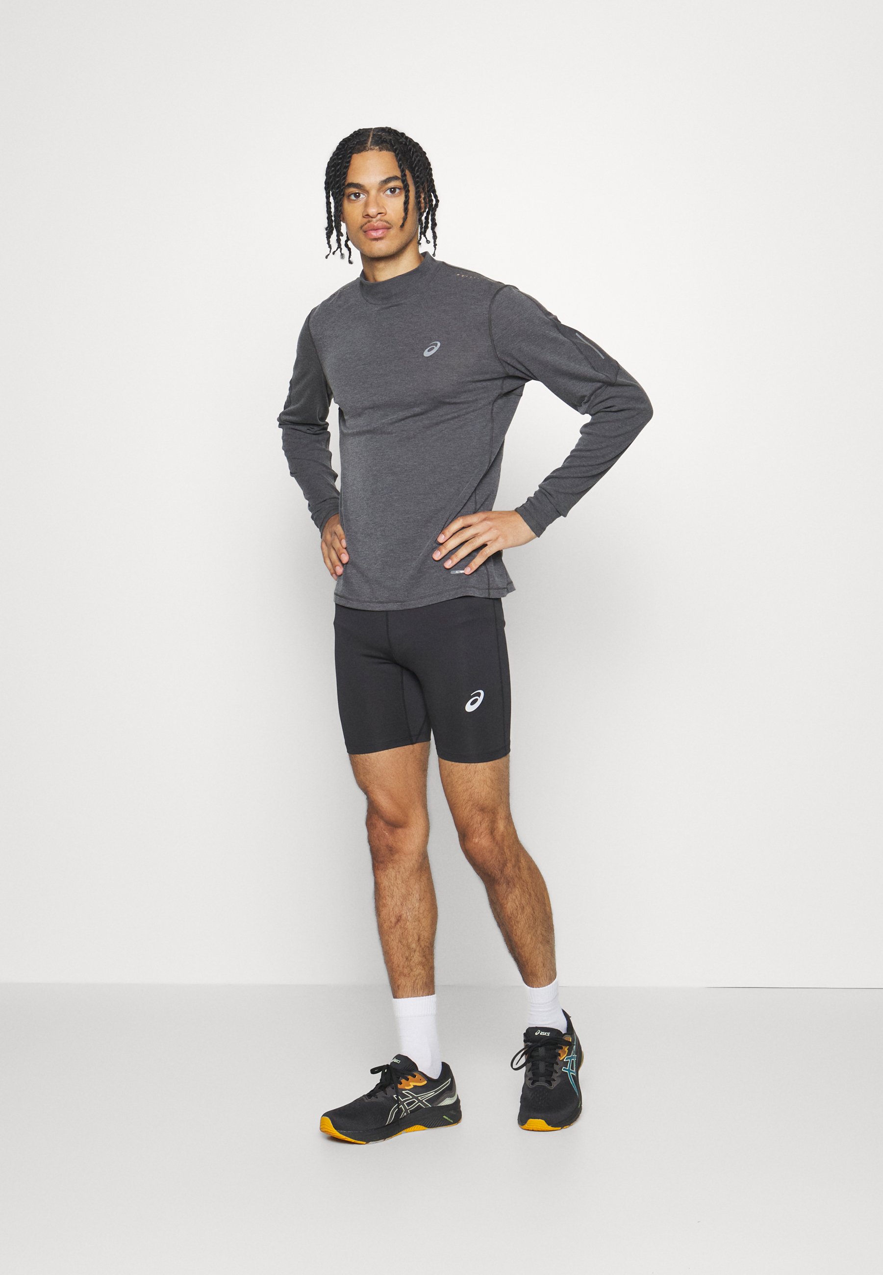 ASICS METARUN MOCK - Long sleeved top - performance black/black