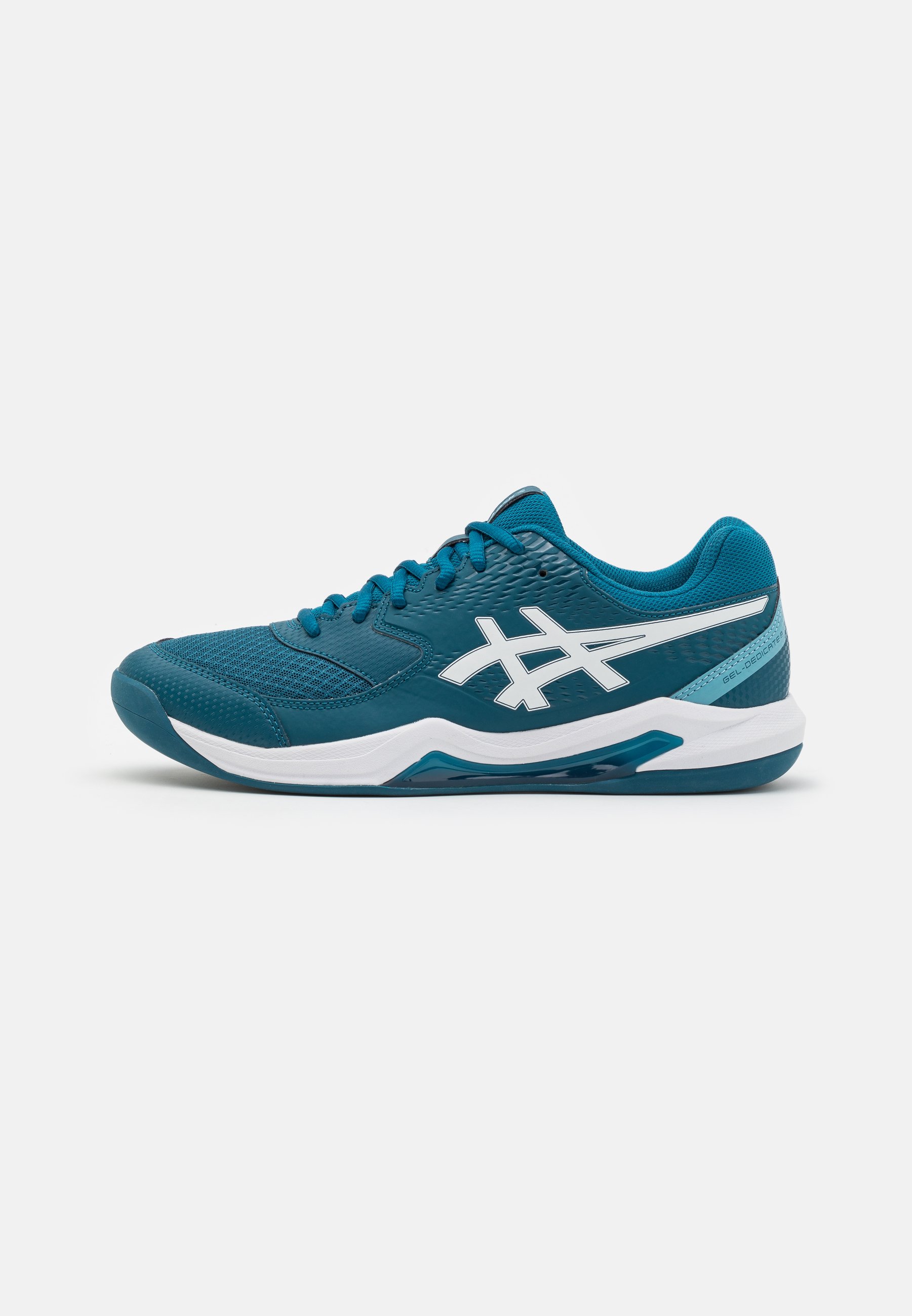 ASICS GEL-DEDICATE 8 INDOOR - Carpet court tennis shoes - restful teal/white/teal