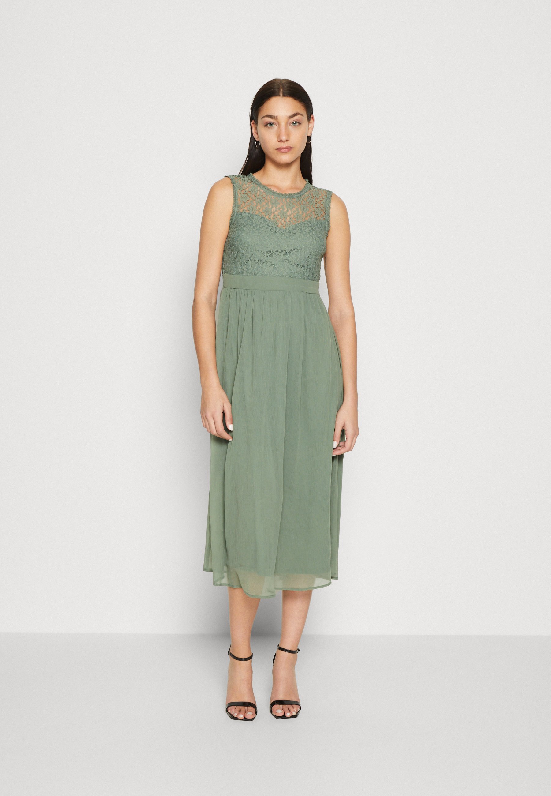 Vero Moda VMMIA BACK DRESS - Cocktail dress / Party dress - laurel wreath/green