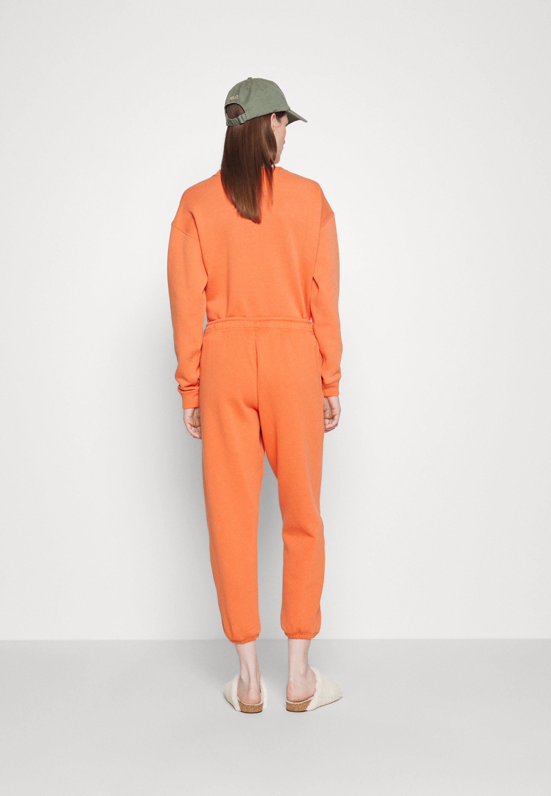 Polo Ralph Lauren ANKLE ATHLETIC - Tracksuit bottoms - sunset sky/red