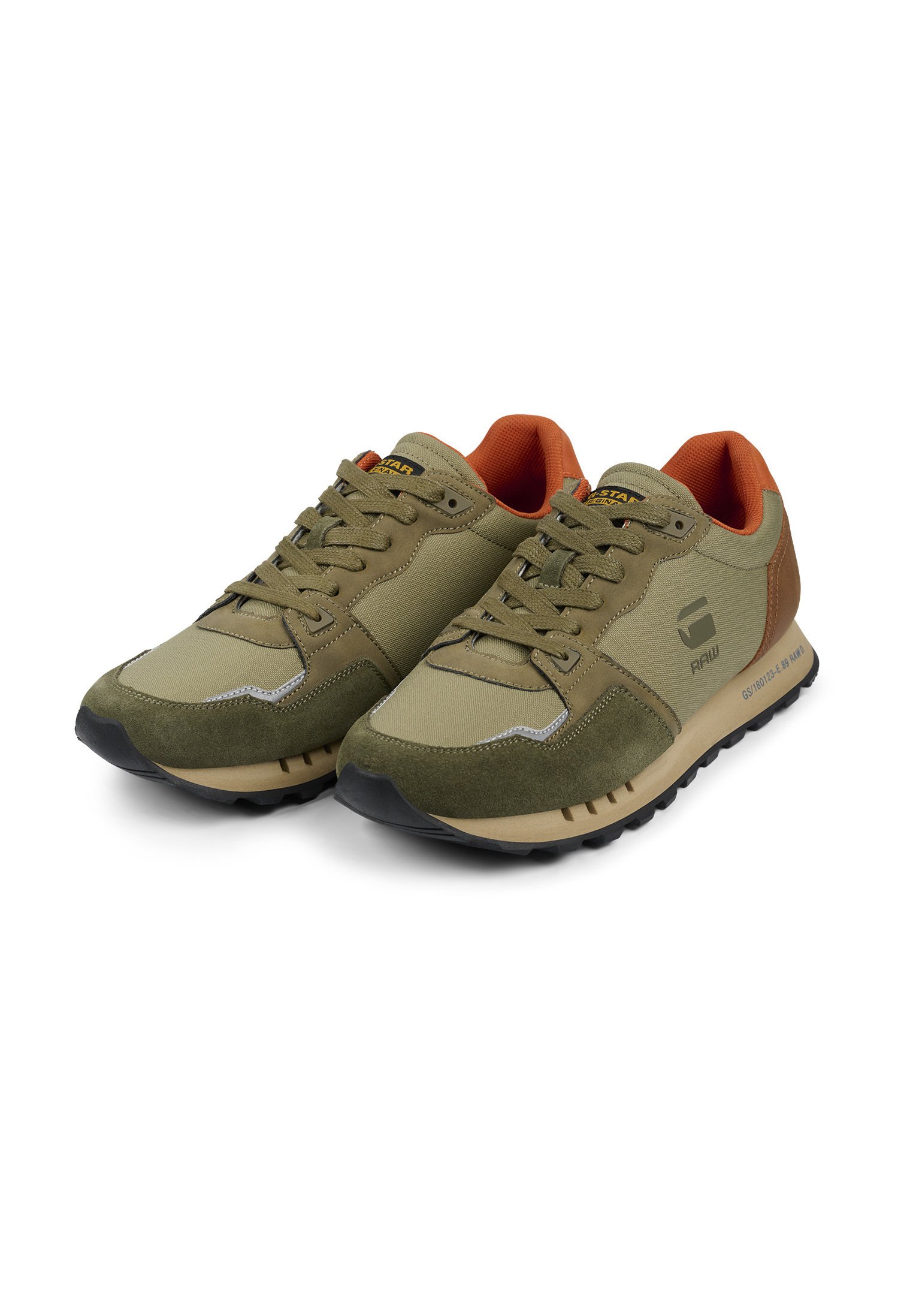 G-Star Trainers - olive orange/olive