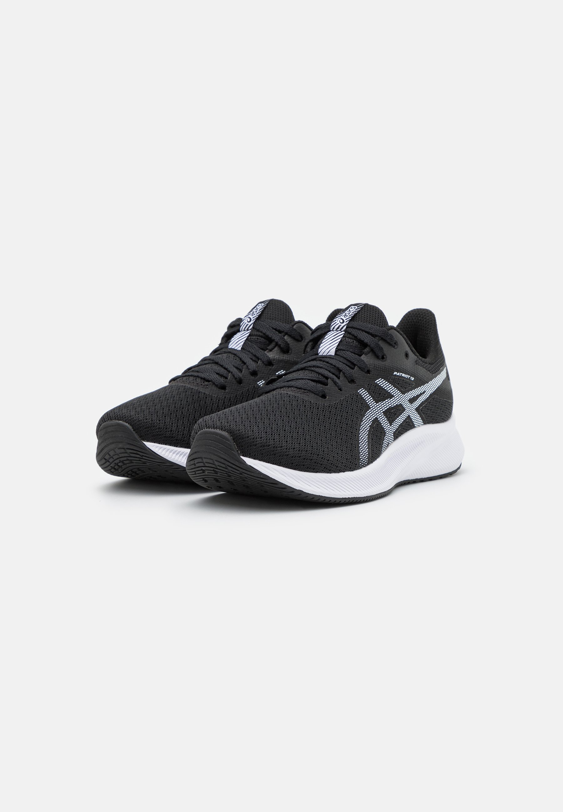 ASICS PATRIOT 13 - Neutral running shoes - black/white/black