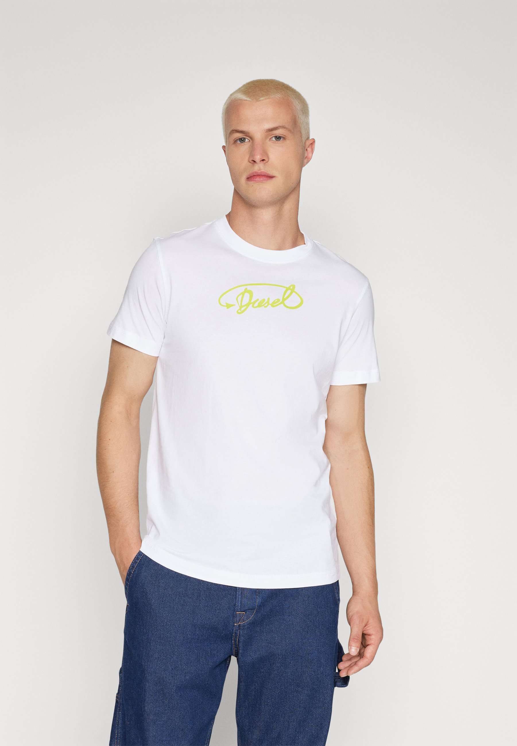 Diesel DIEGOR UNISEX - Print T-shirt - white