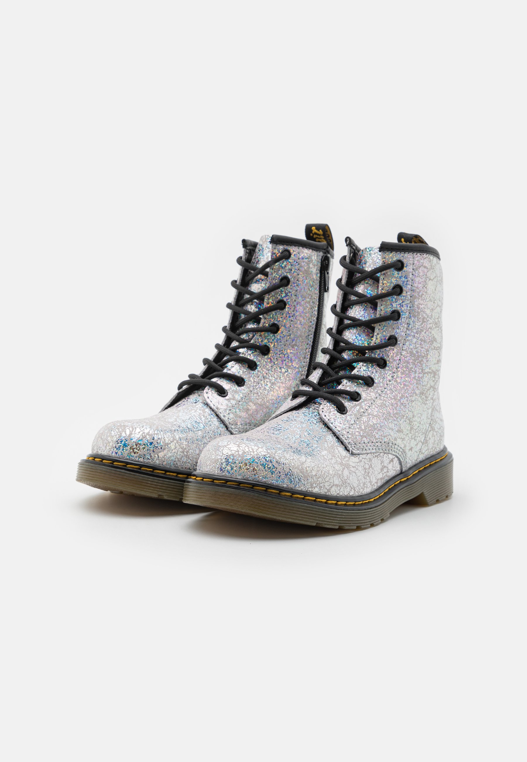 Dr. Martens 1460  - Lace-up ankle boots - grey/silver-coloured