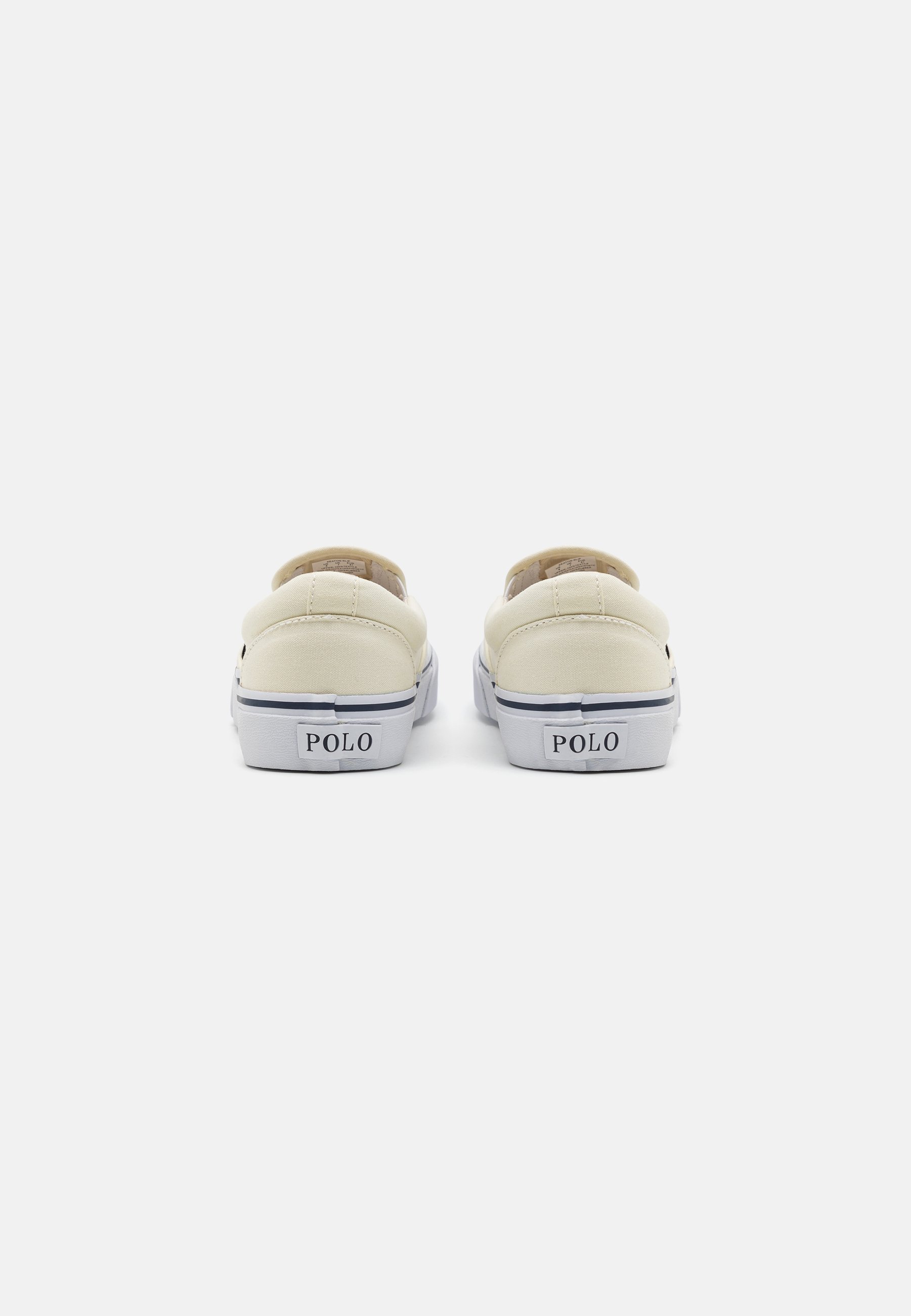 Polo Ralph Lauren KEATON SLIP ON UNISEX - Slip-ons - cream/white
