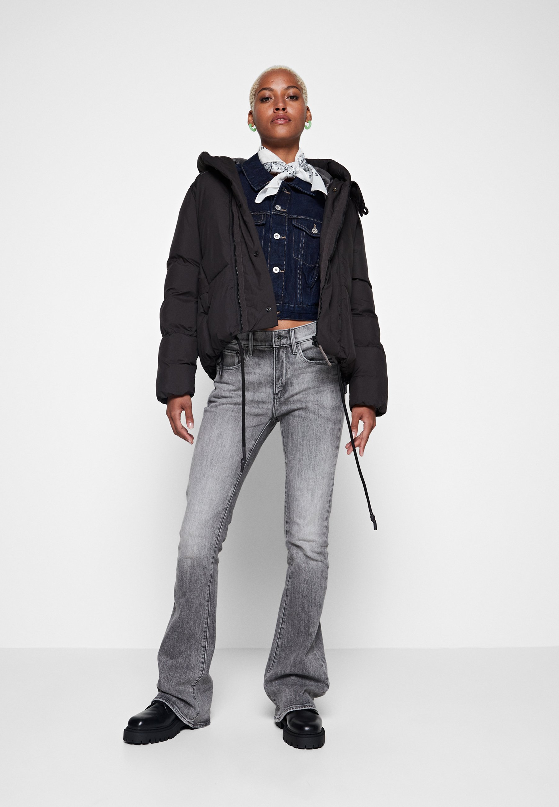G-Star G -WHISTLER SHORT - Winter jacket - dk black/black