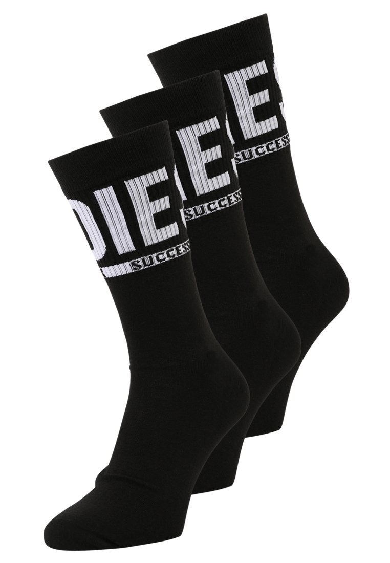 Diesel SKM RAY UNISEX 3 PACK - Socks - schwarz/black