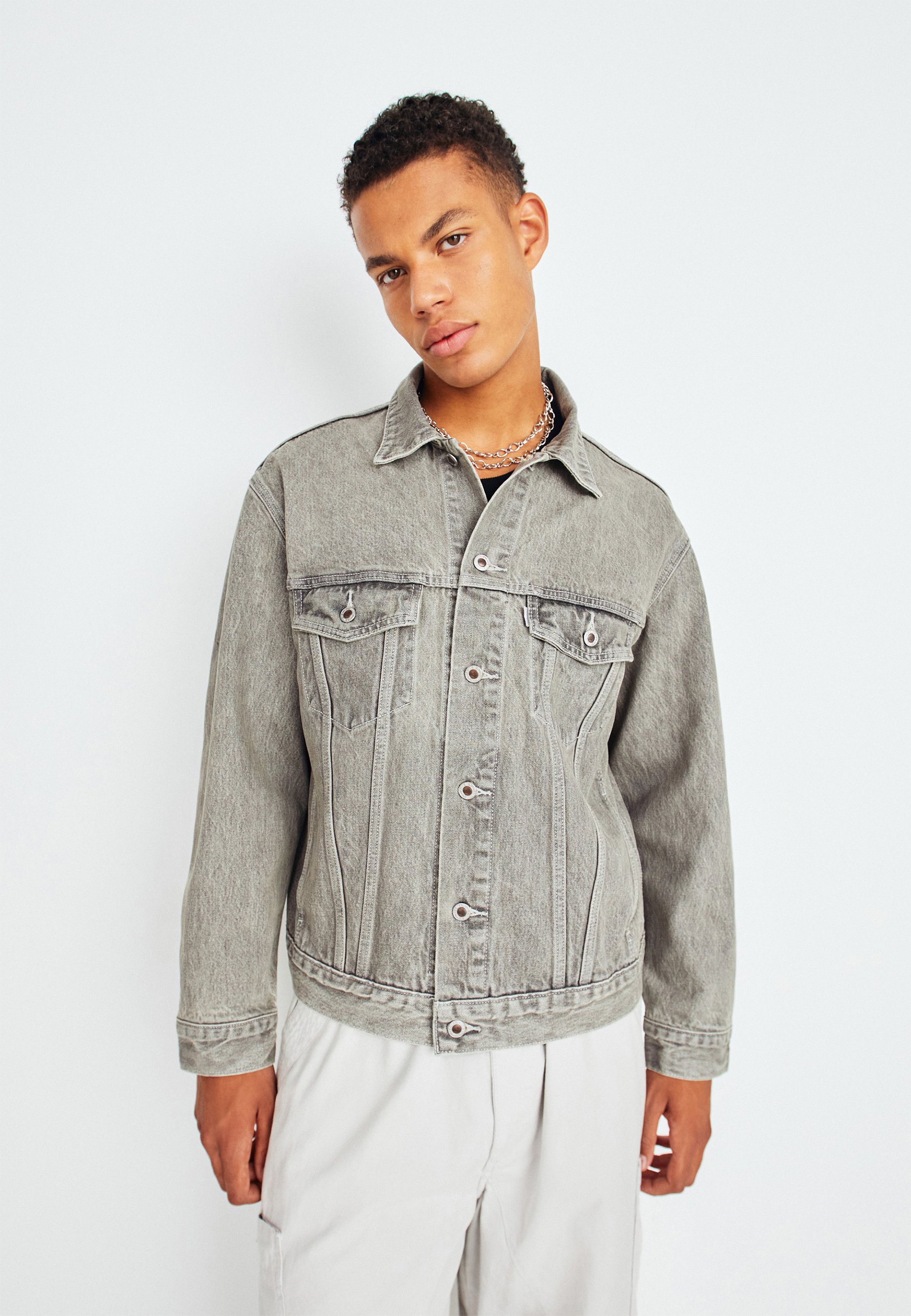 Levi's® THE SILVERTAB TRUCKER - Denim jacket - grey denim