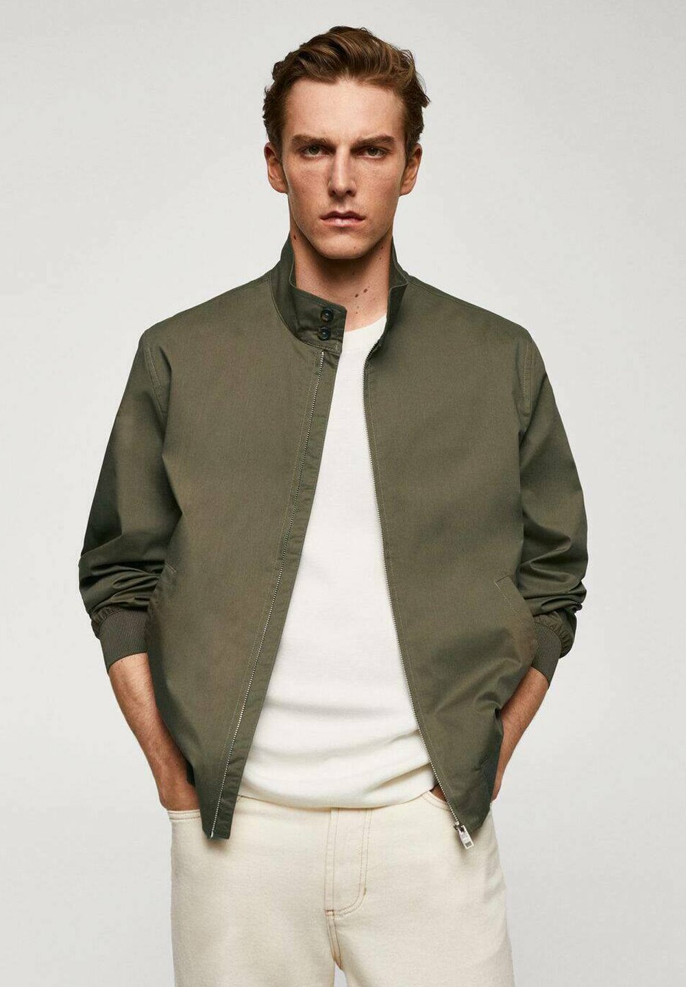 Mango JON - Light jacket - khaki