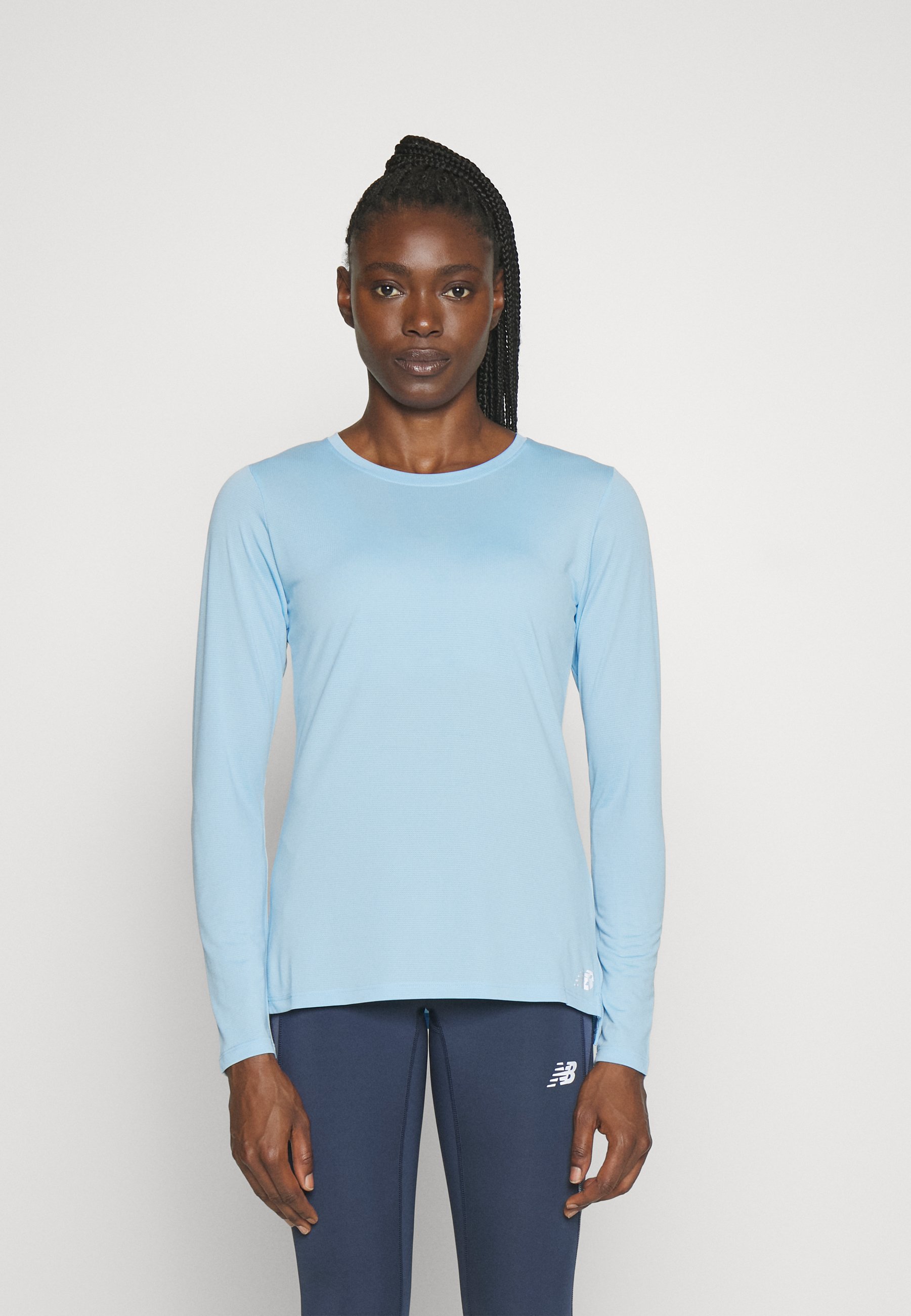 NB CORE RUN LONG SLEEVE - Long sleeved top - blue haze/blue