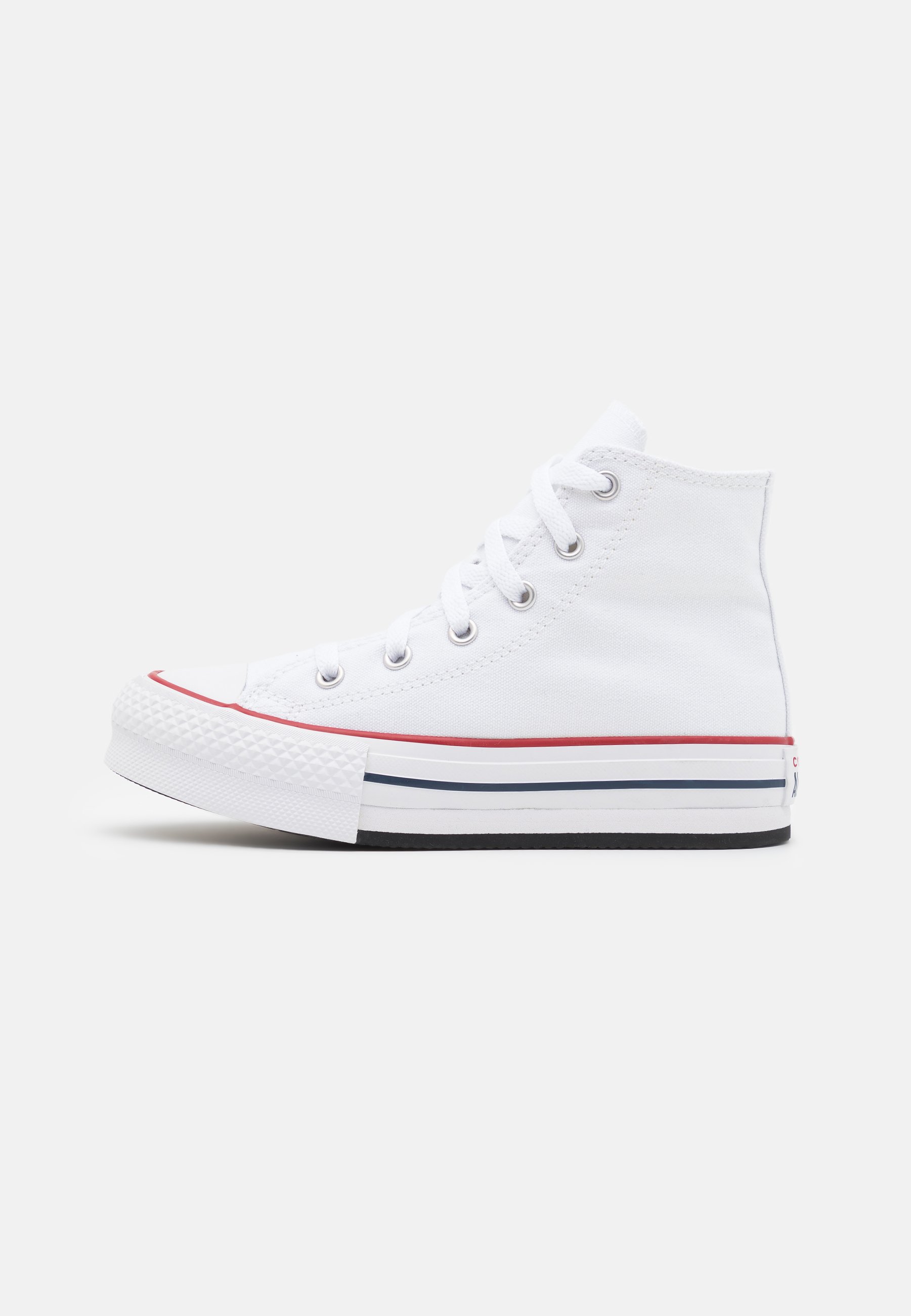 Converse CHUCK TAYLOR ALL STAR LIFT CANVAS PLATFORM UNISEX - High-top trainers - white/garnet/navy/white